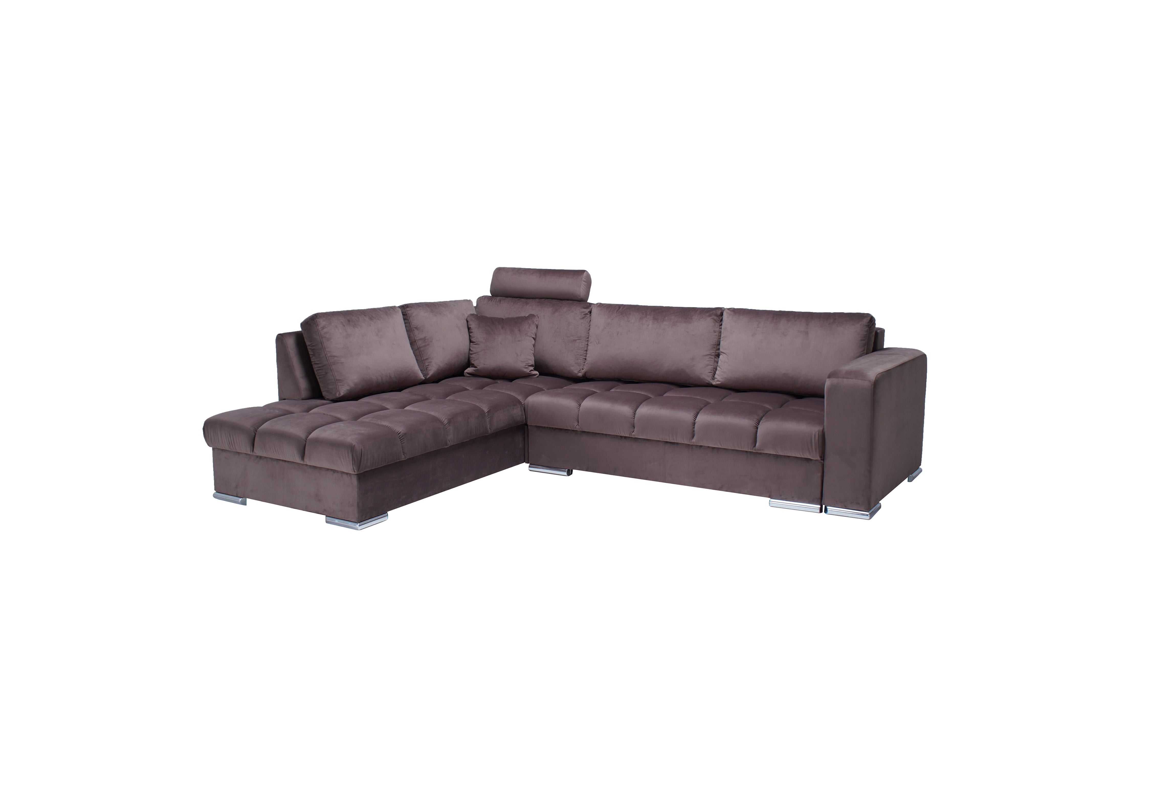 Niaga Grand extendable corner velvet sofa
