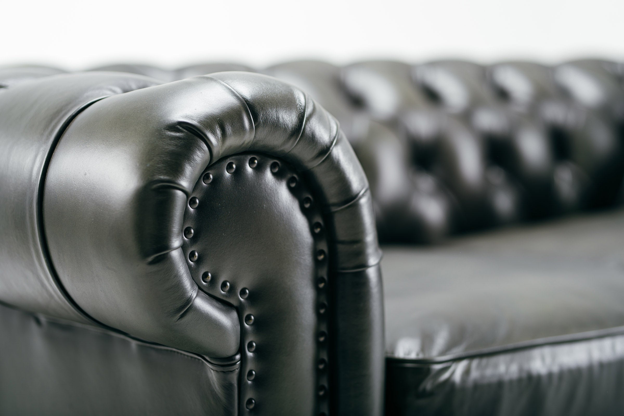 Chesterfield Austen leather 180 cm sofa