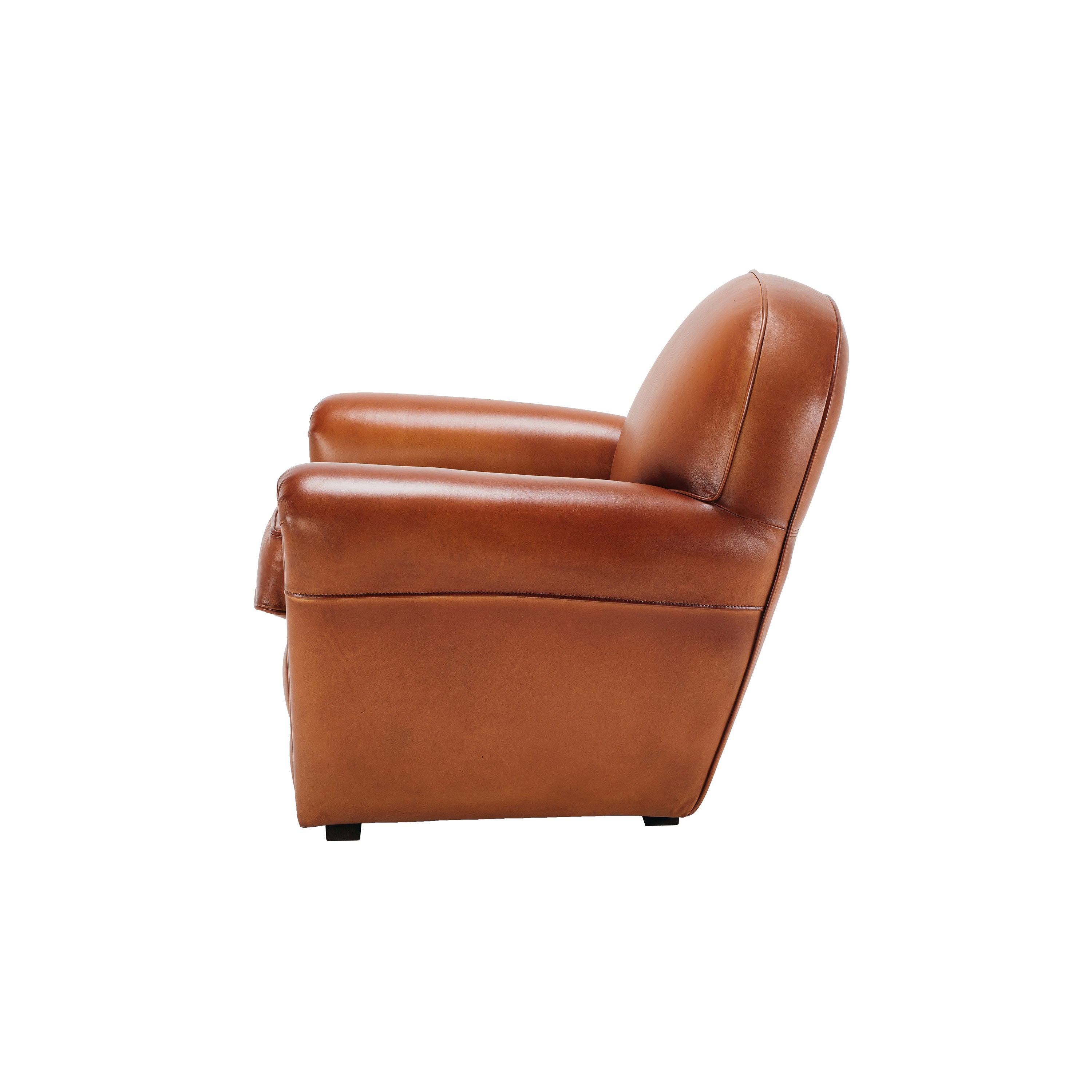 Milán leather armchair