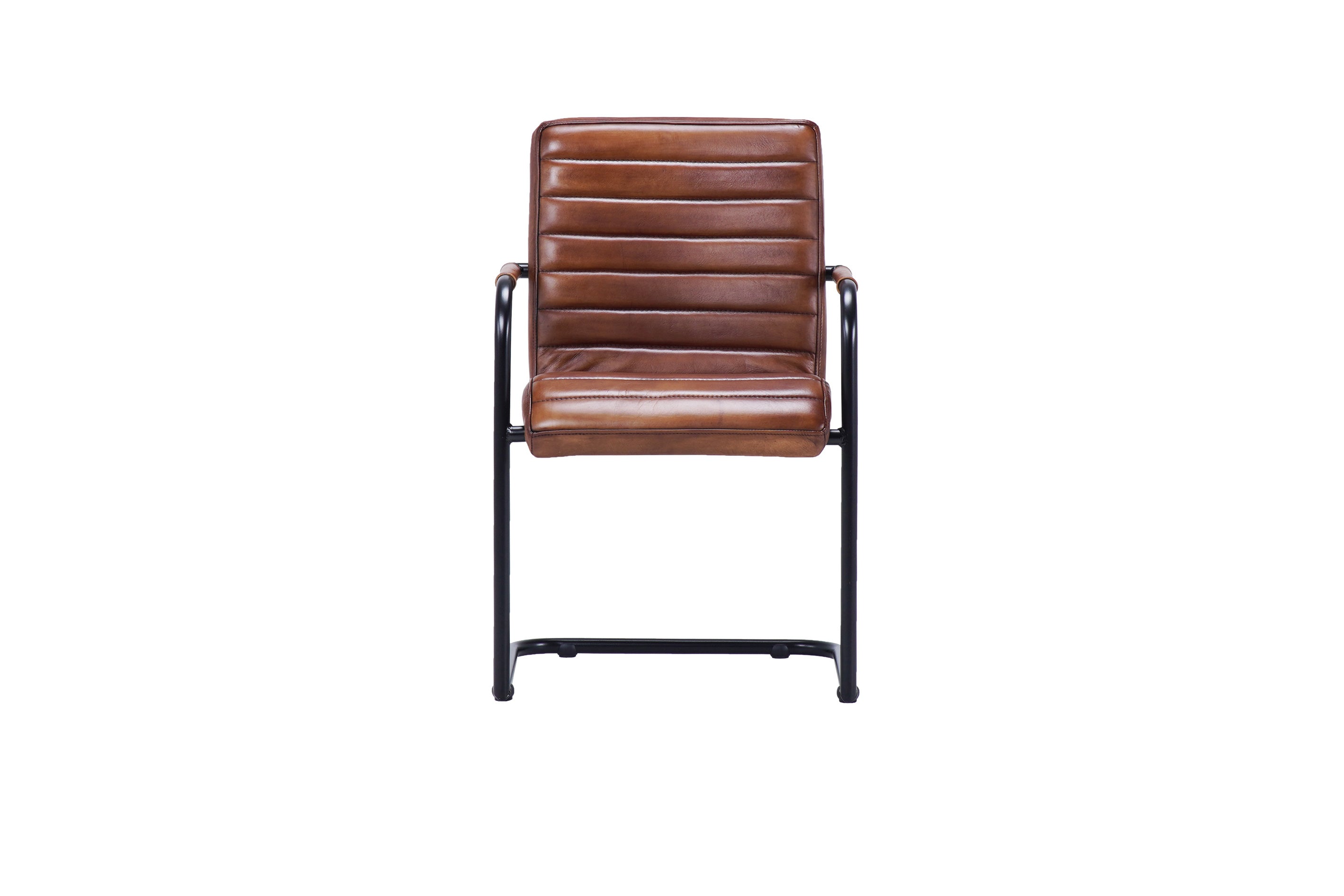 Scaun din piele Nomad plump Ribbed Lr