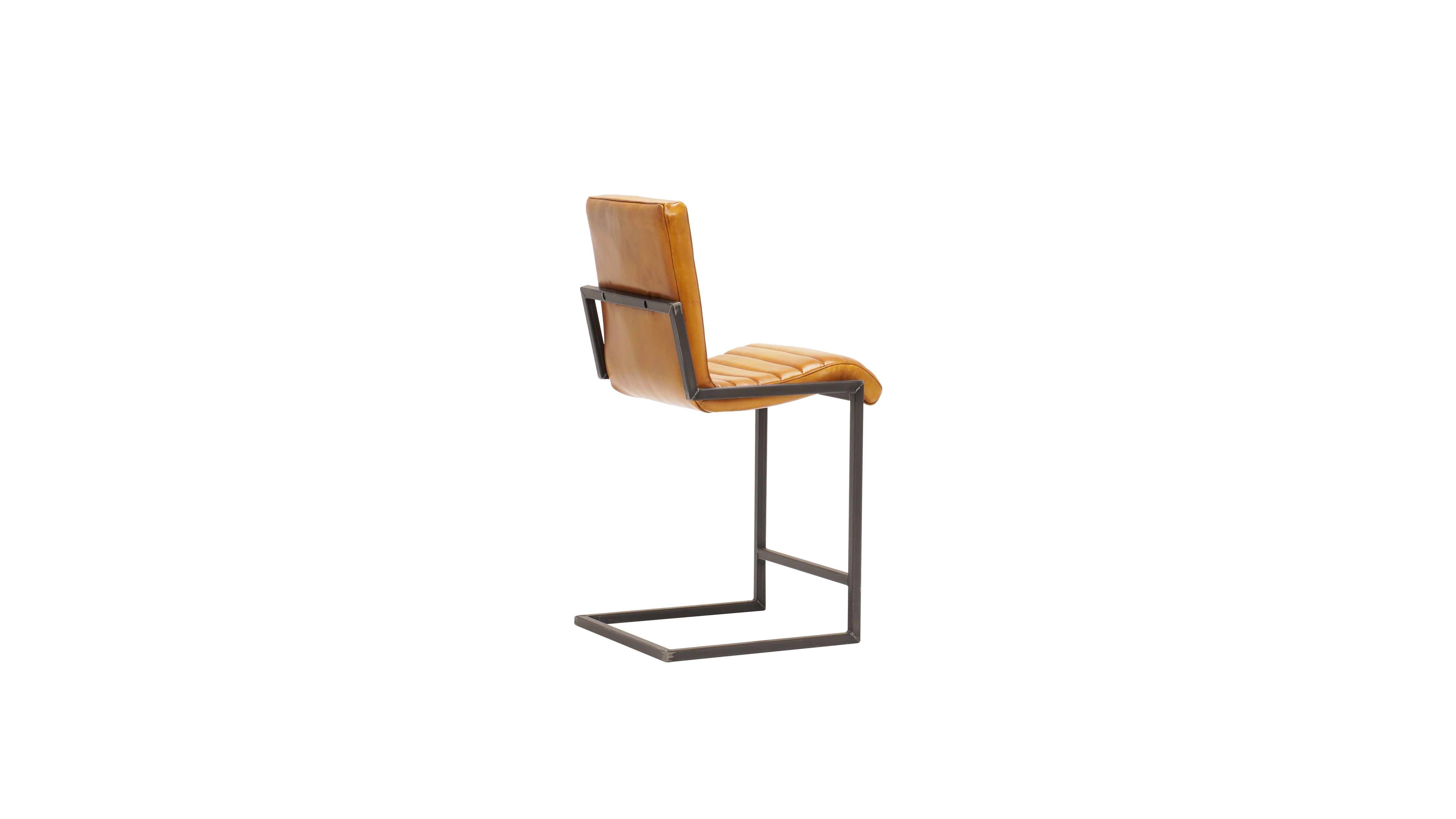Nomad leather Ribbed barstool I