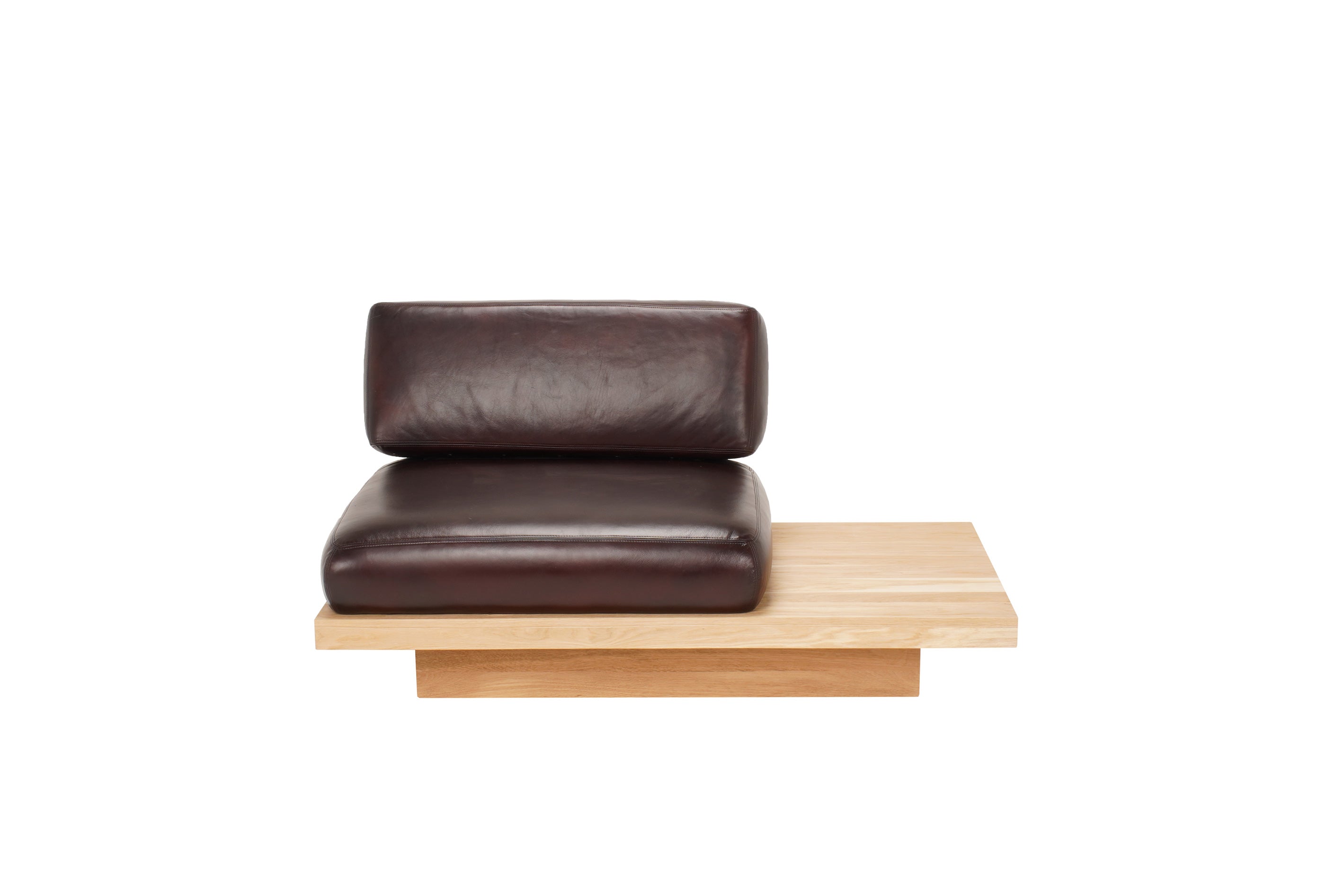 Fotoliu din piele Mokuno L lounge