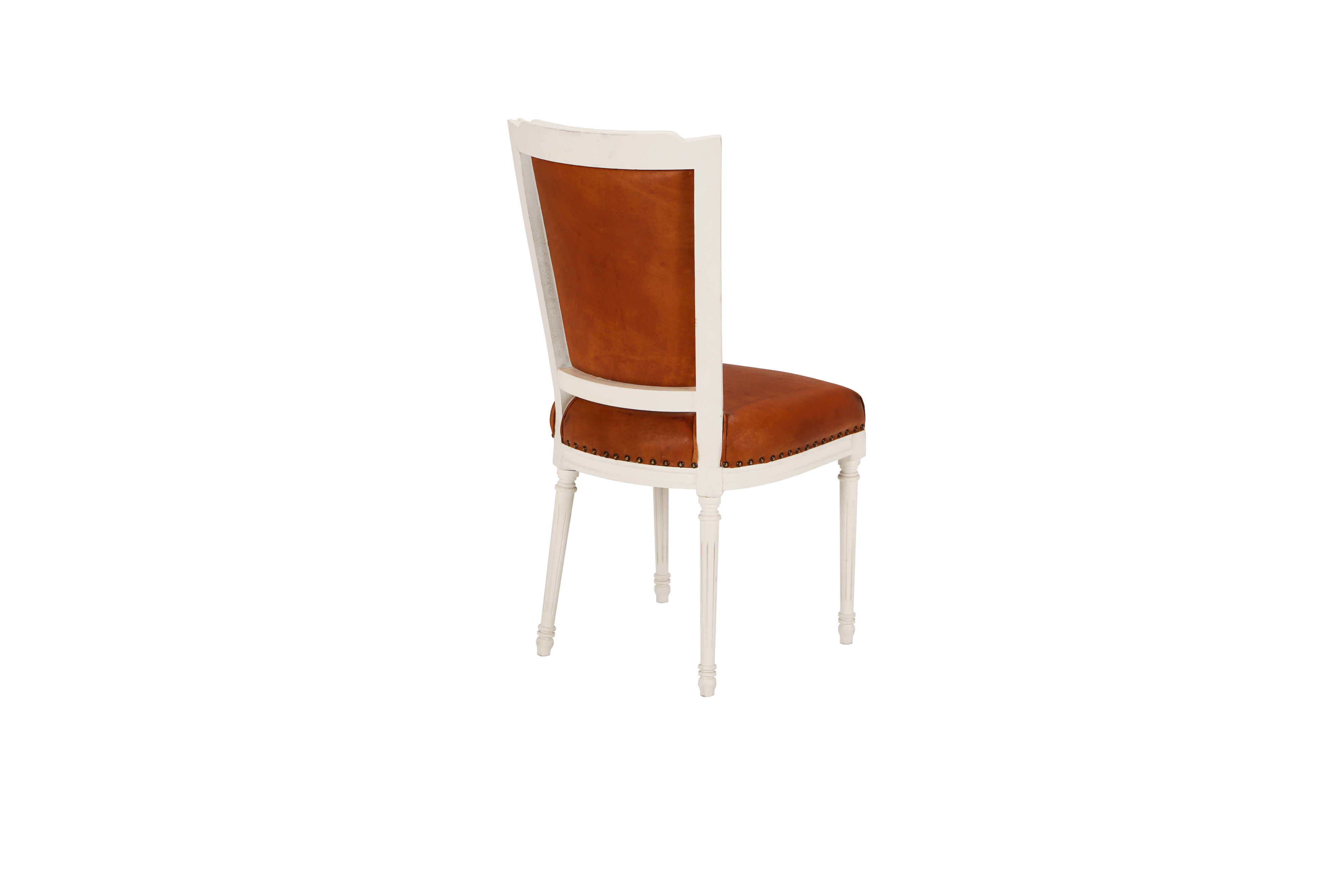 Scaun din piele naturală Rustiq