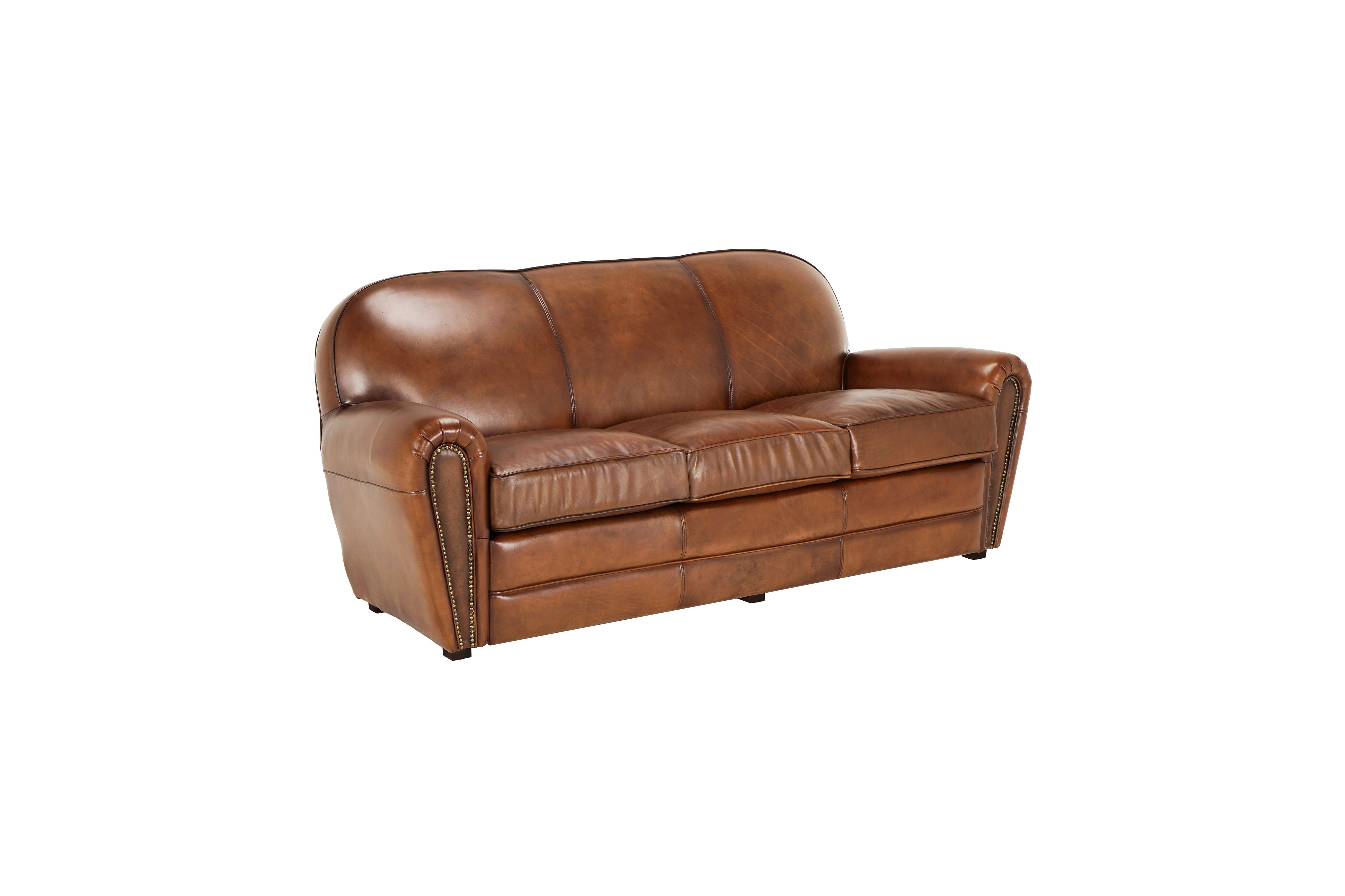 Canapea Milán din piele de 190 cm