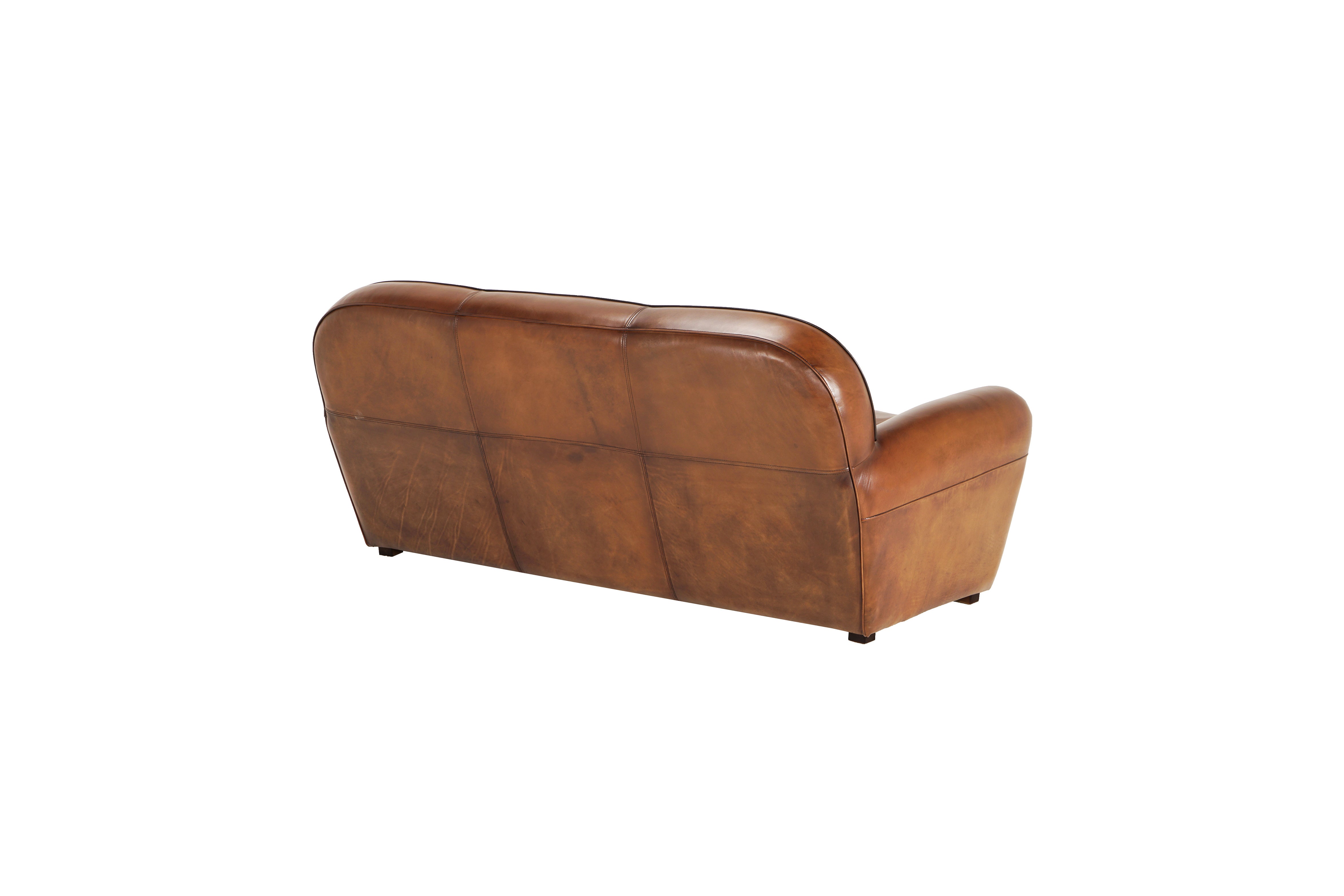 Canapea Milán din piele de 190 cm