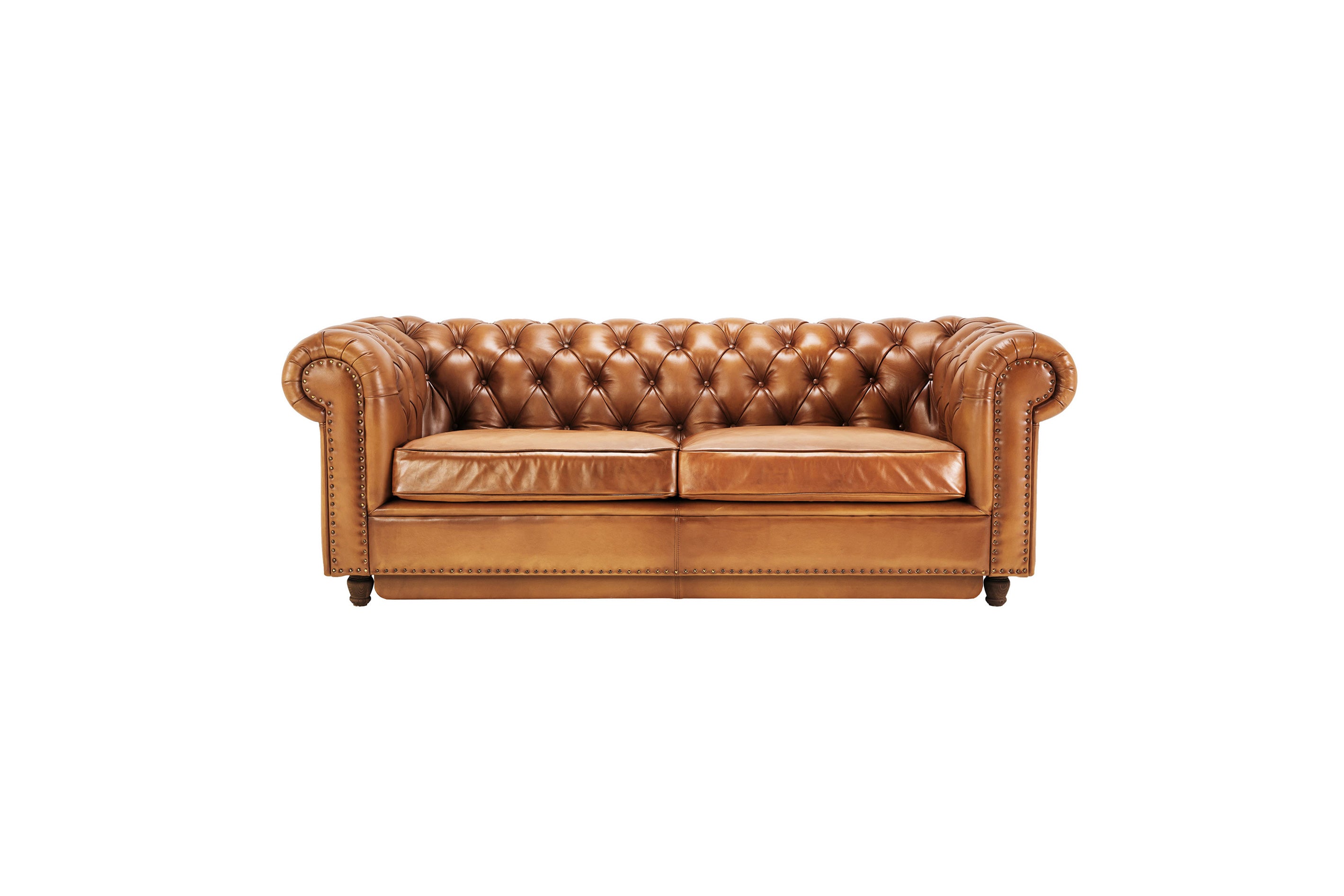 Canapea extensibila din piele Chesterfield Austen 220 cm