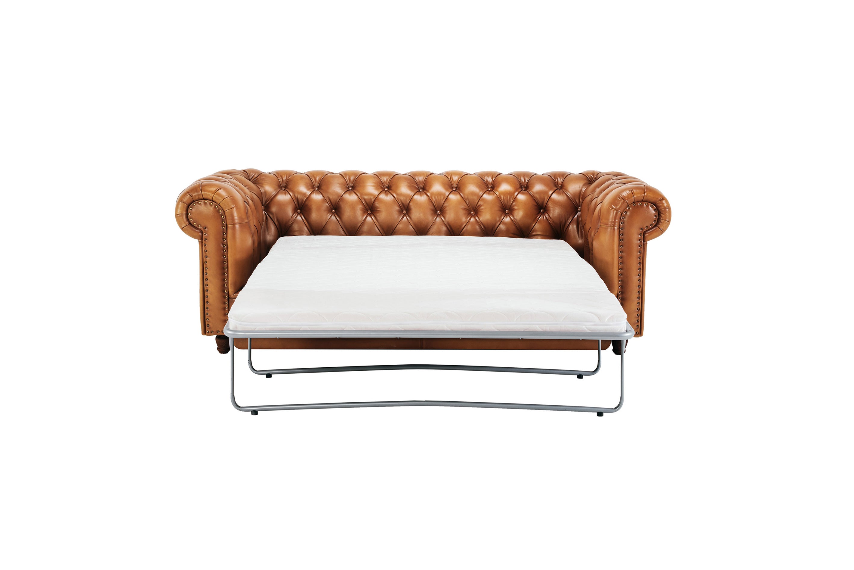 Canapea extensibila din piele Chesterfield Austen 220 cm