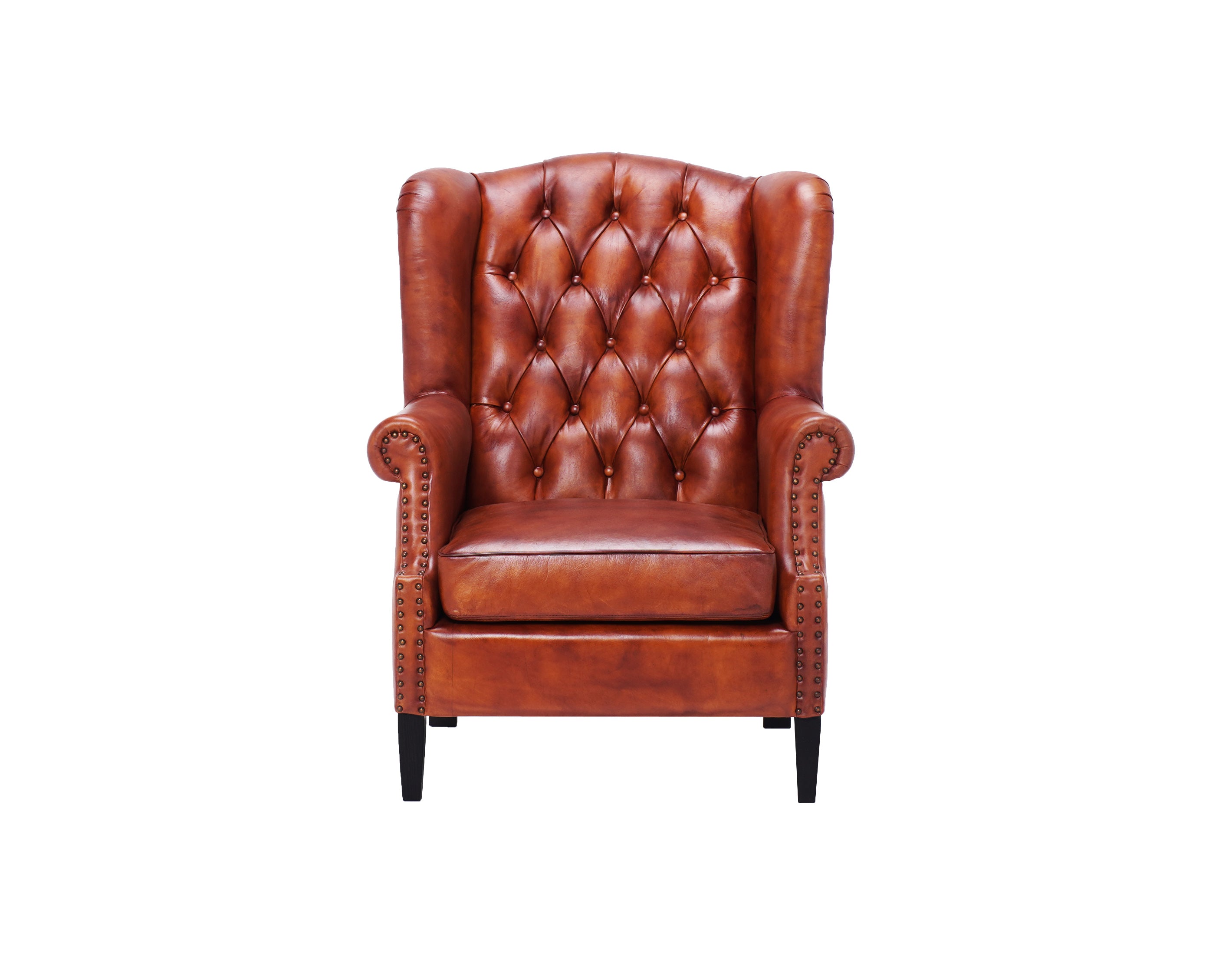 Fotoliu din piele Chesterfield Hemingway
