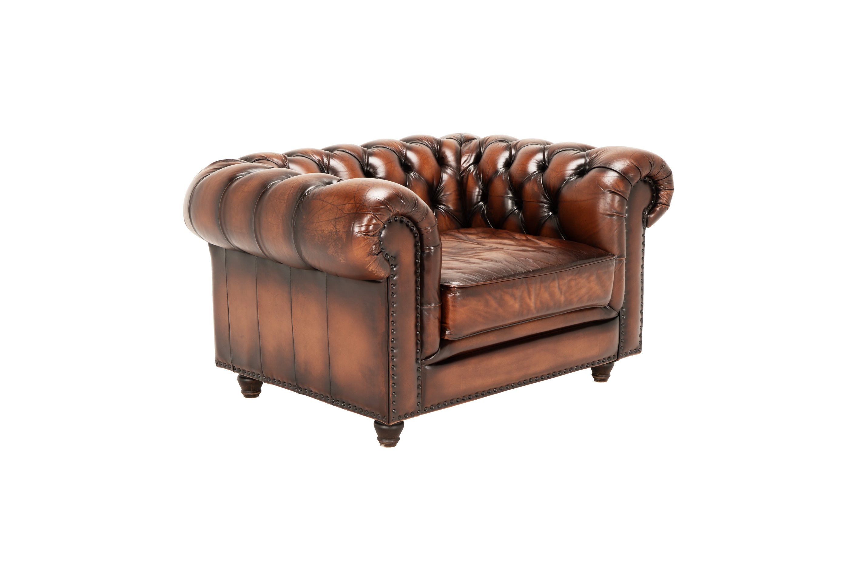 Fotoliu din piele Chesterfield Austen Legend