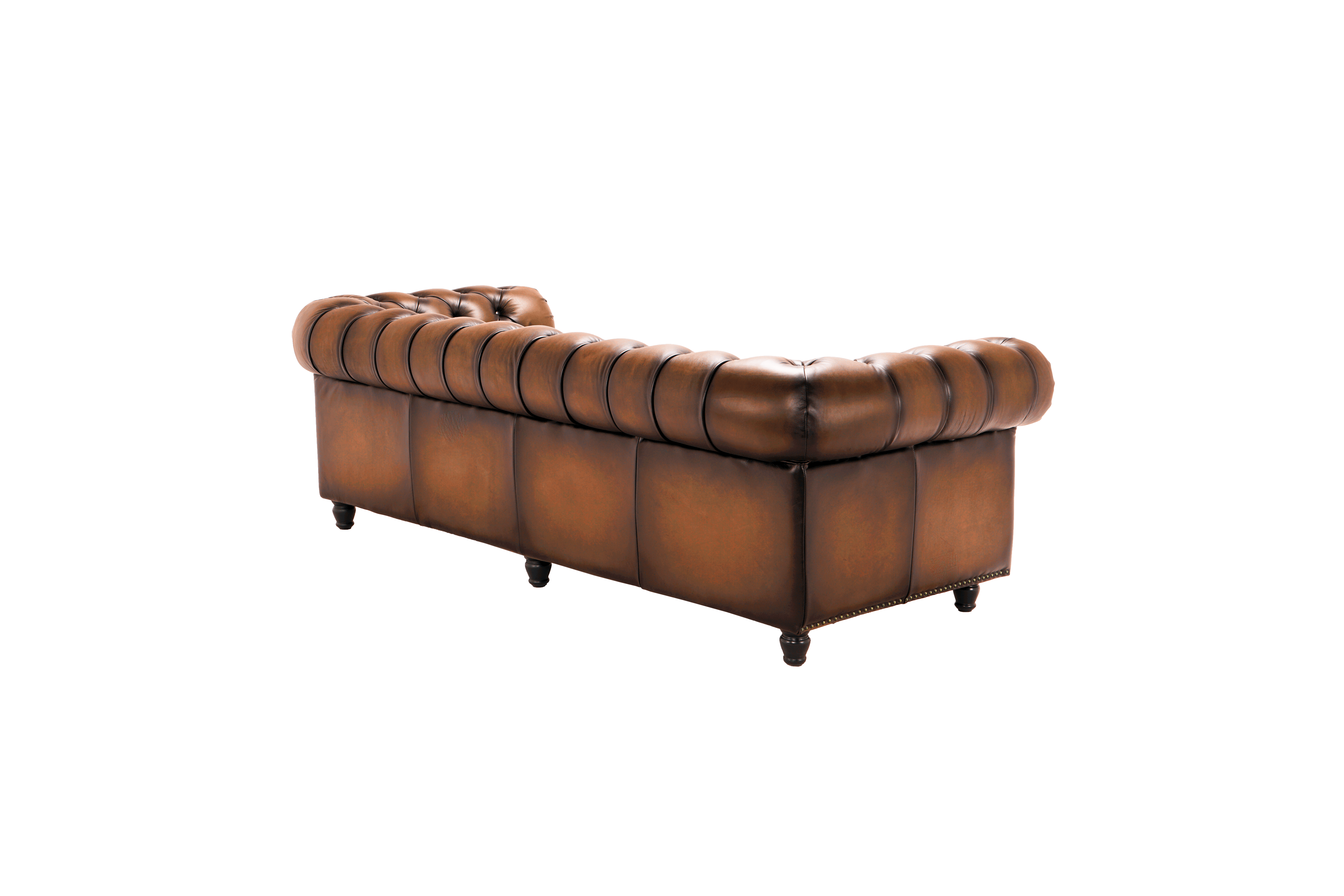Canapea Chesterfield Austen din piele Vintage Light