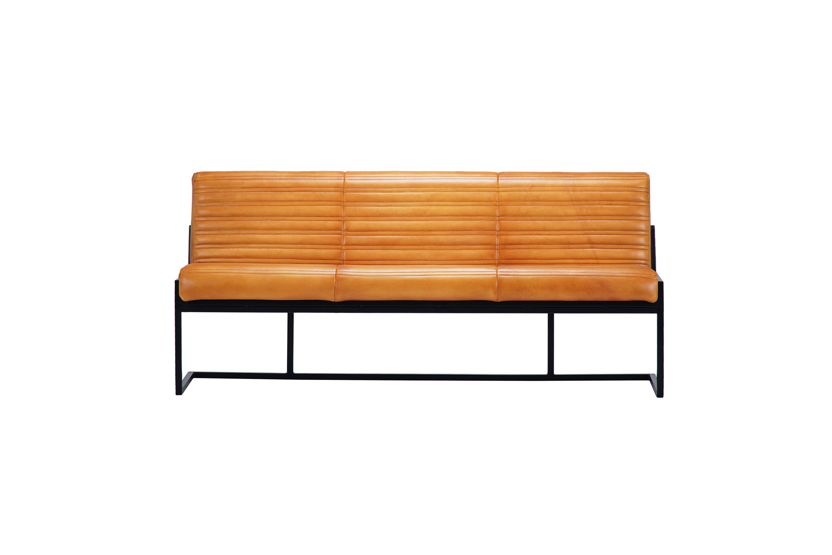 Bancă din piele Nomad Ribbed Comfort