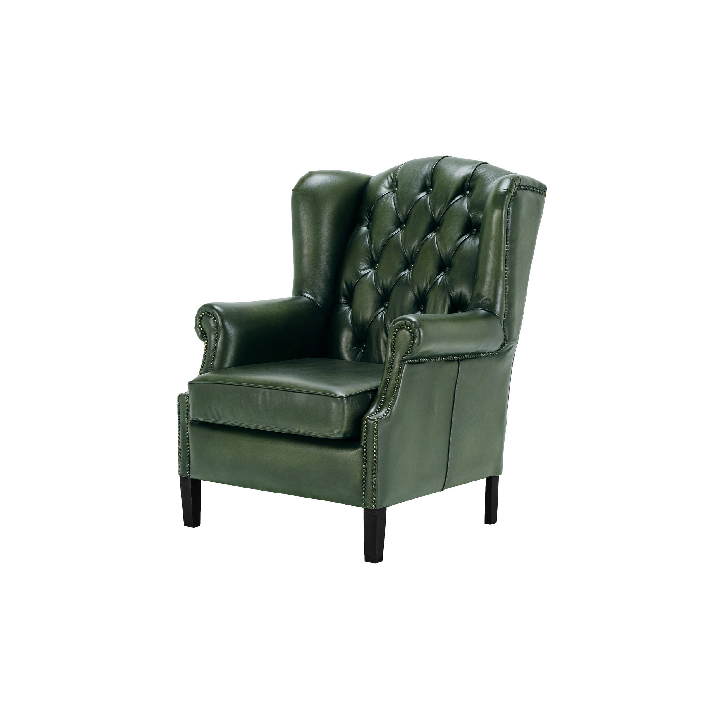 Leather armchairs