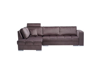 Niaga Grand extendable corner velvet sofa