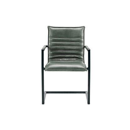 Nomad leather ribbed chair Type 1