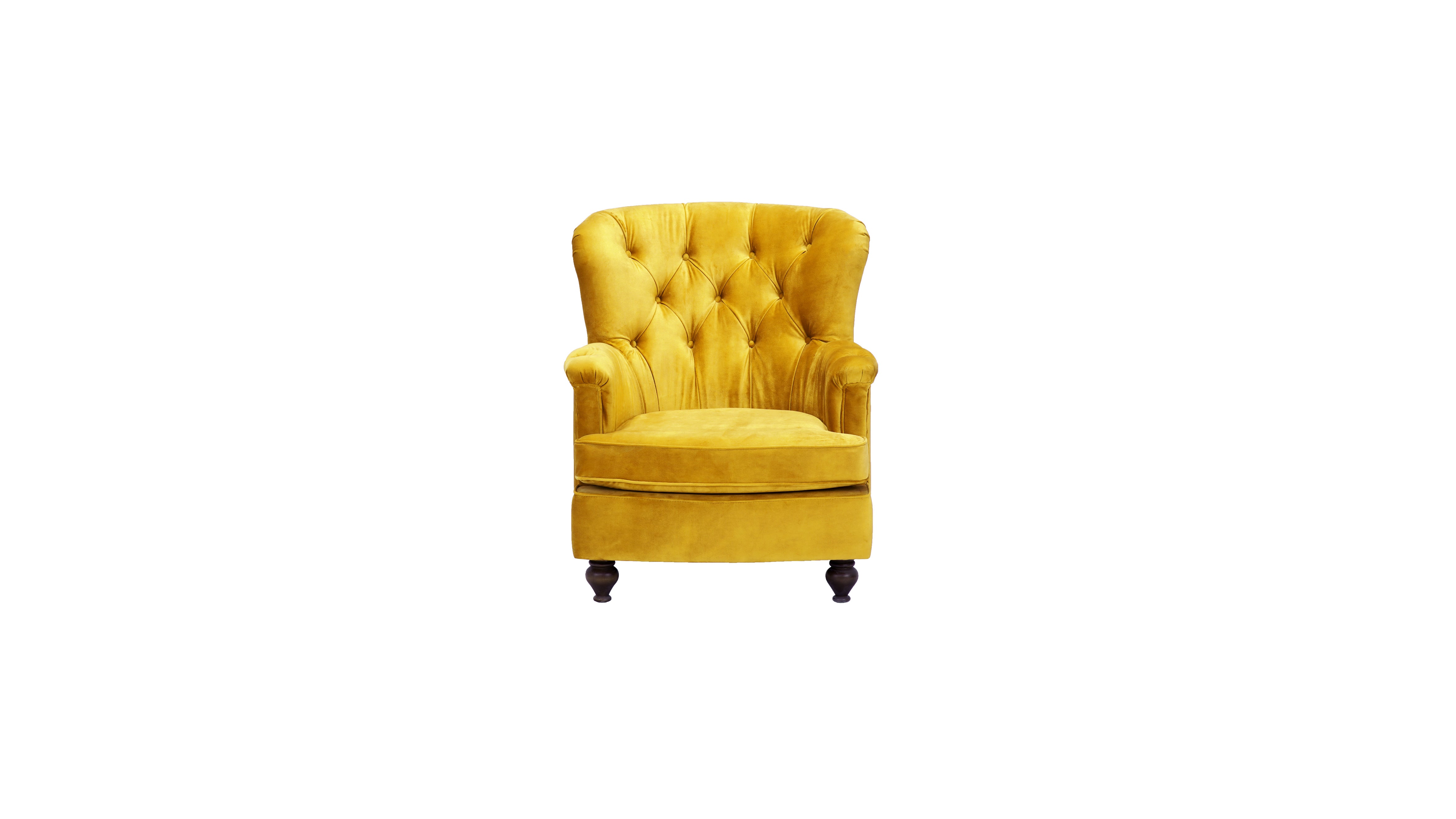 Monark velvet armchair