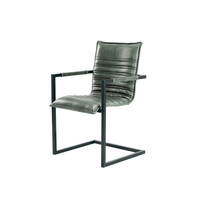 Nomad leather ribbed chair Type 1