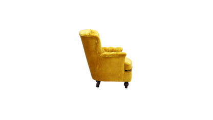 Monark velvet armchair