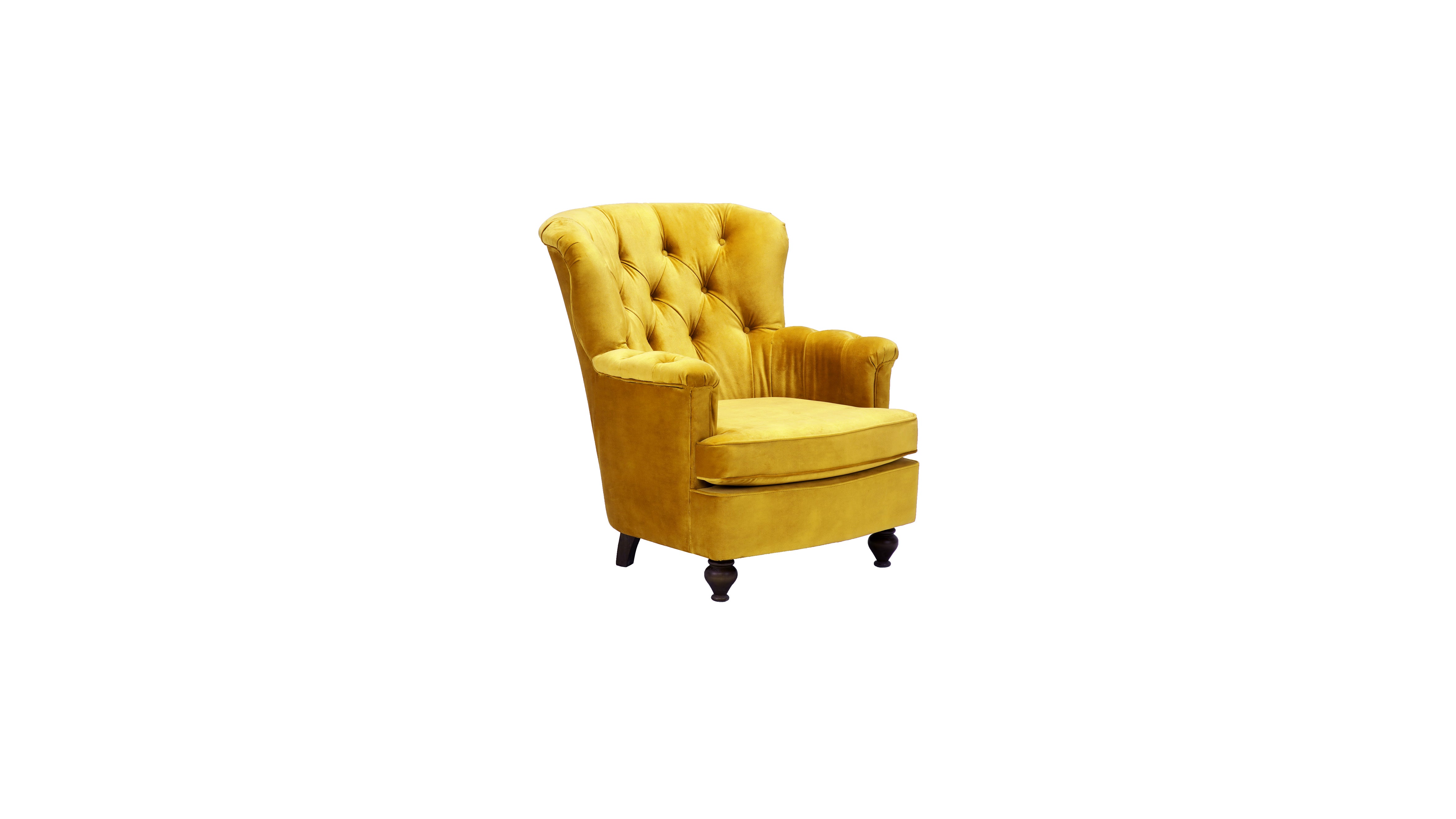 Monark velvet armchair