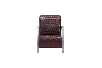 Kompass leather armchair