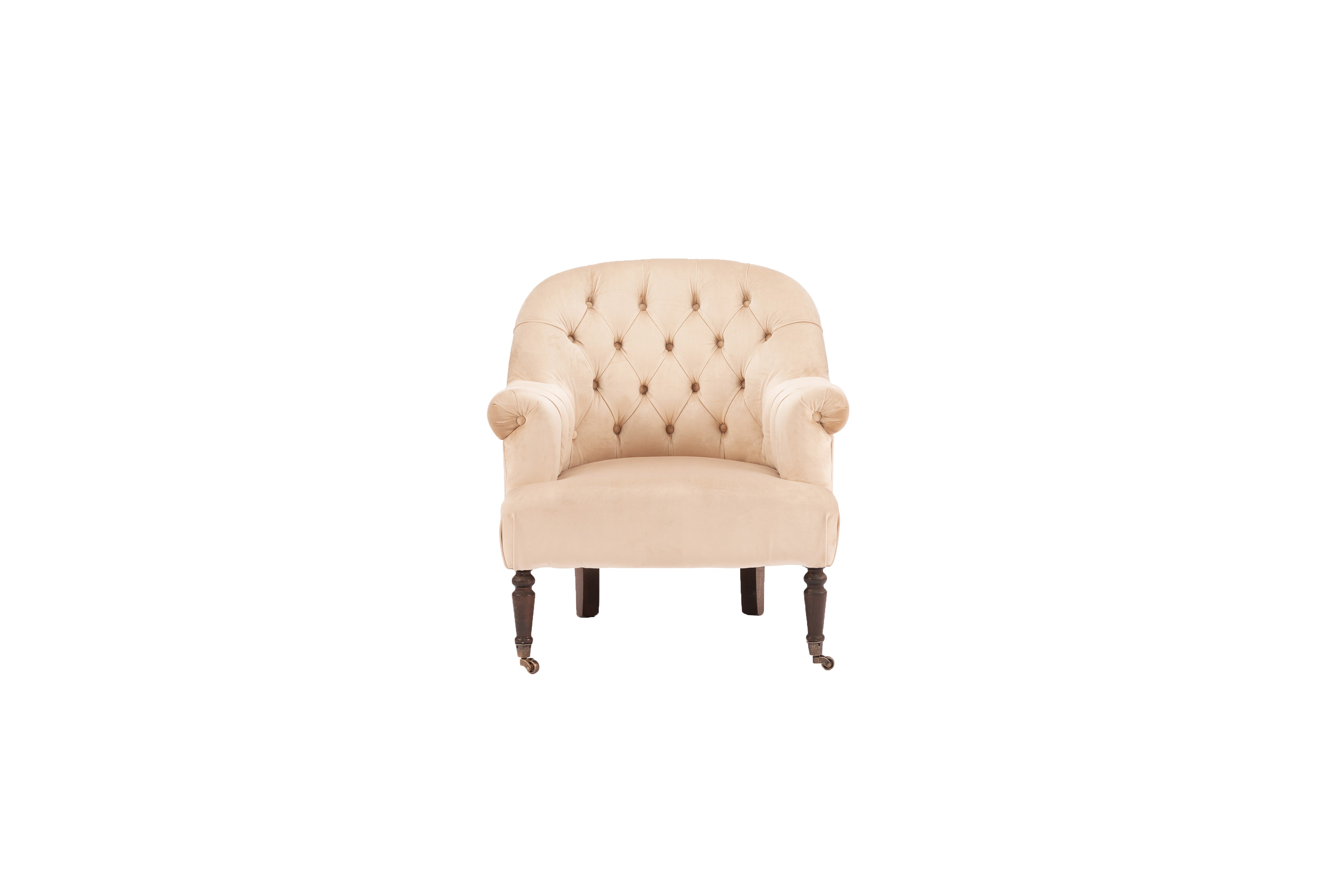 Present velvet clubchair