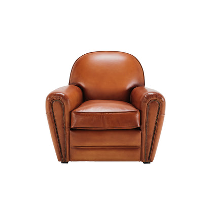 Milán leather armchair