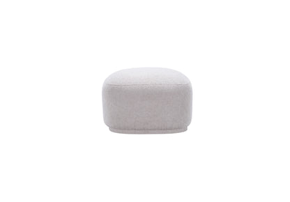 Bourbon bouclé ottoman