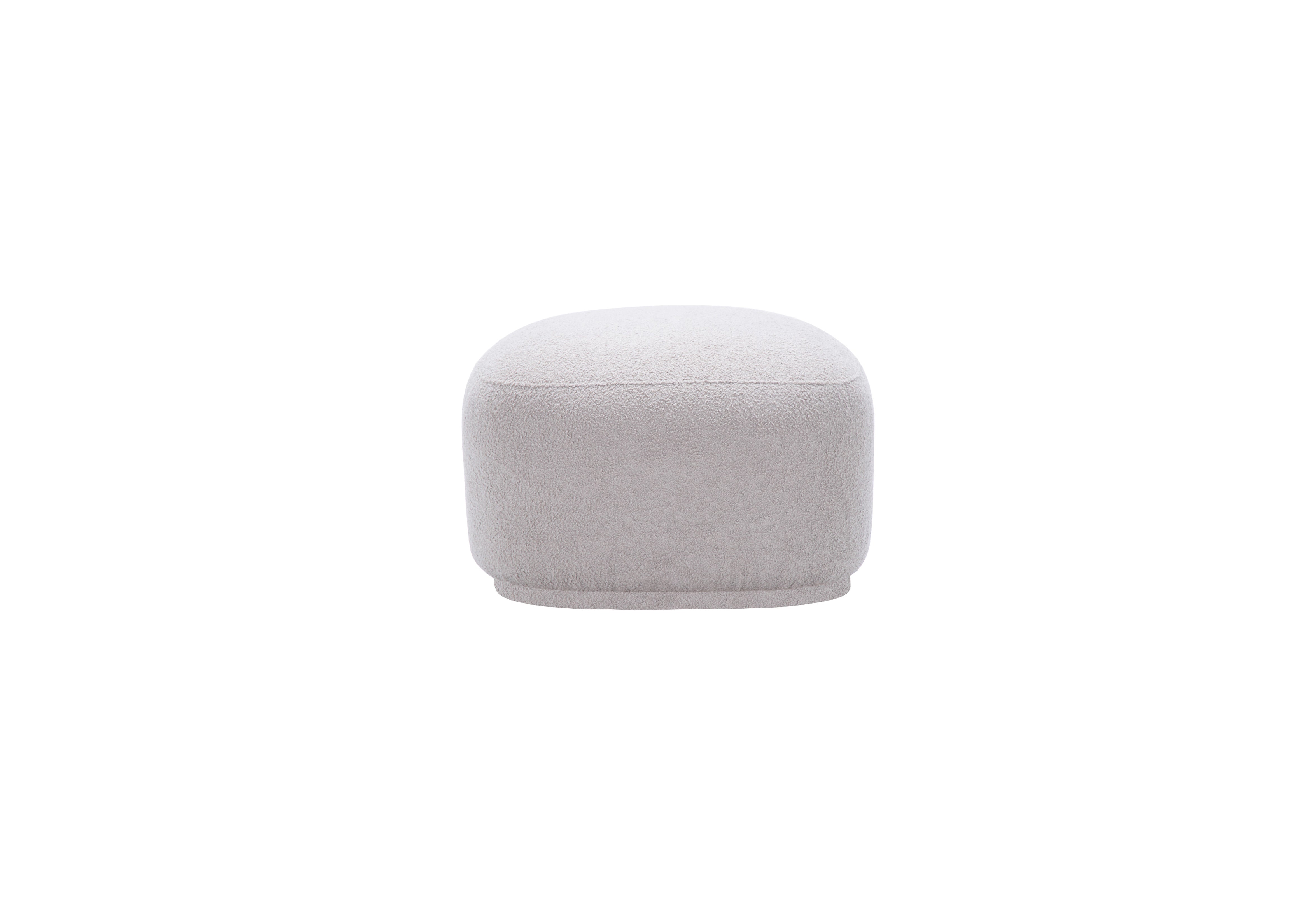 Bourbon bouclé ottoman