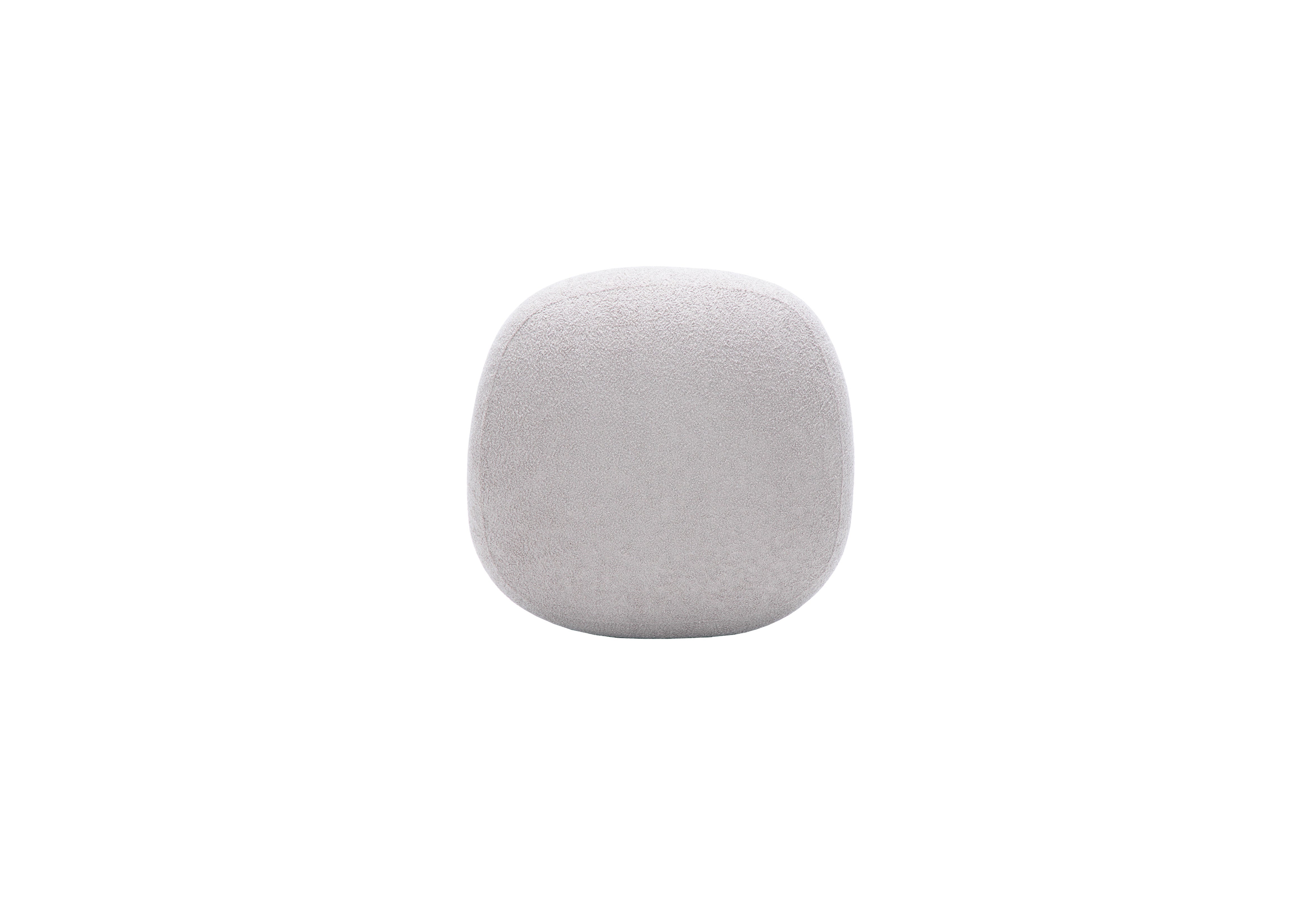 Bourbon bouclé ottoman