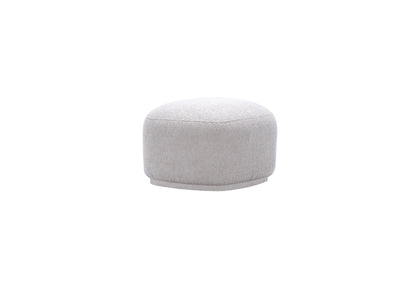 Bourbon bouclé ottoman