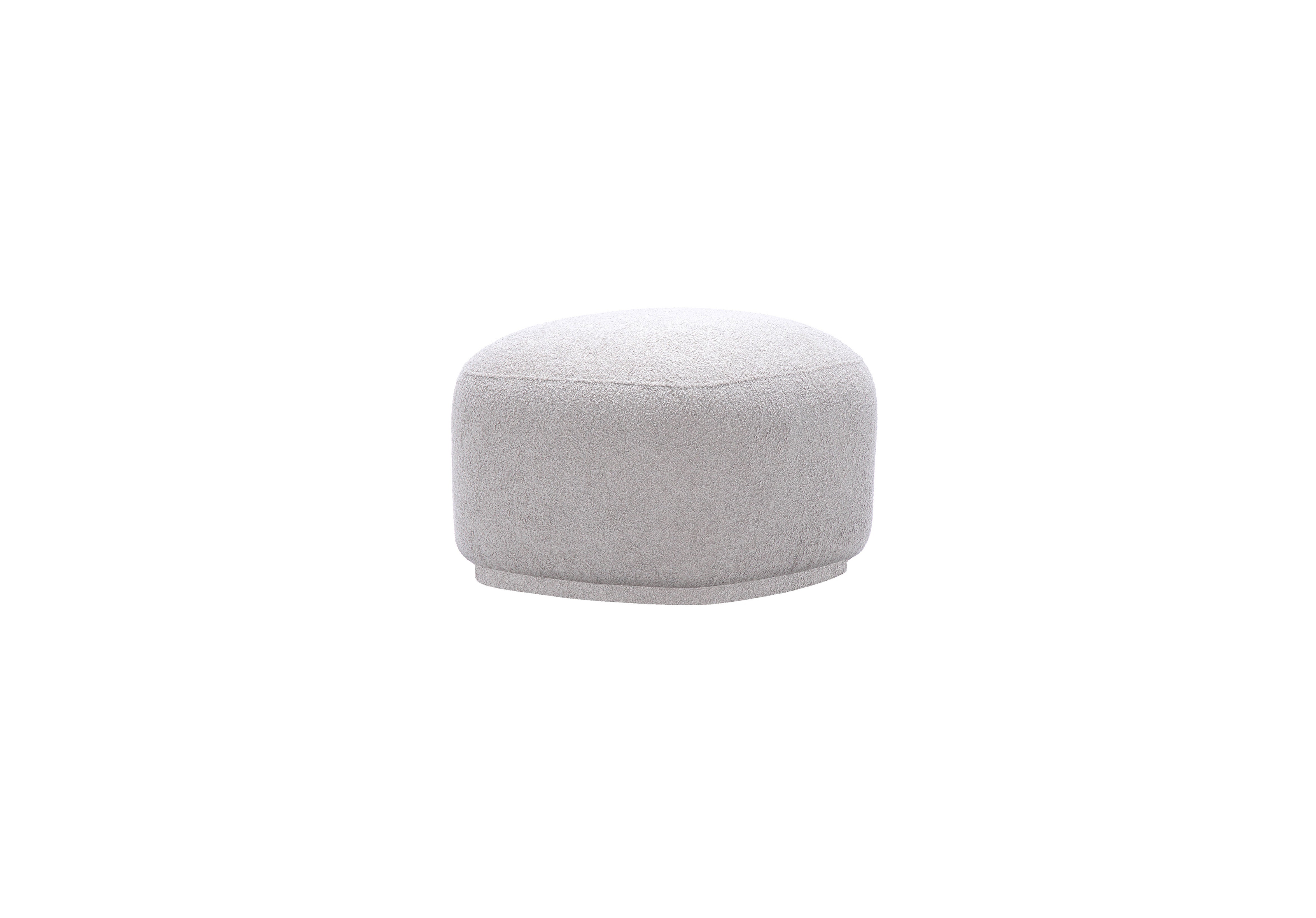 Bourbon bouclé ottoman