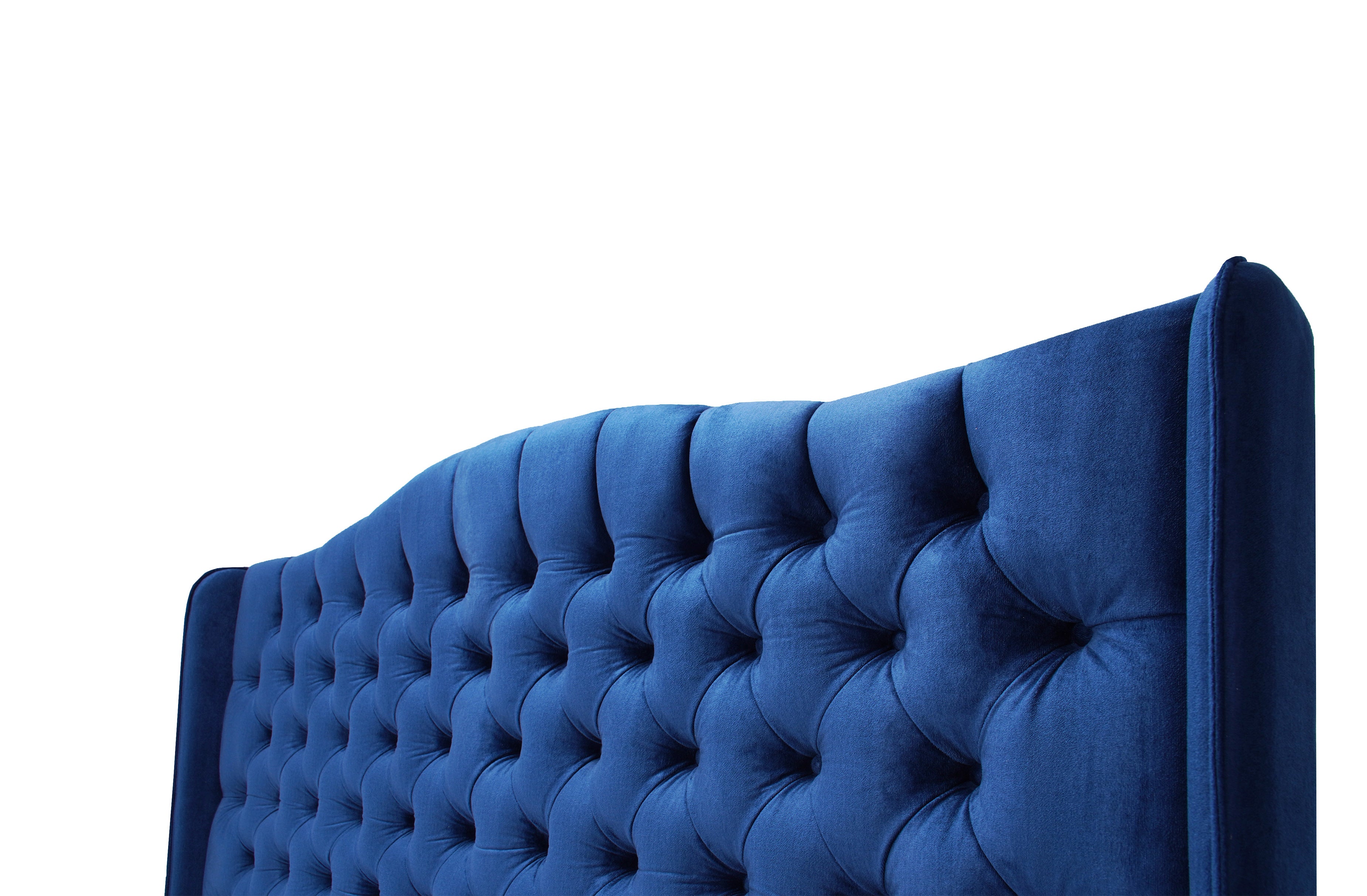 Queen velvet bed