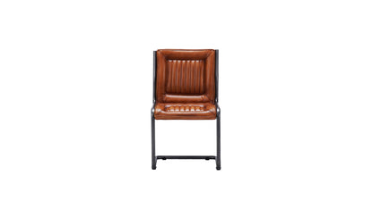 Nomad slim Borderstripe Sr leather chair