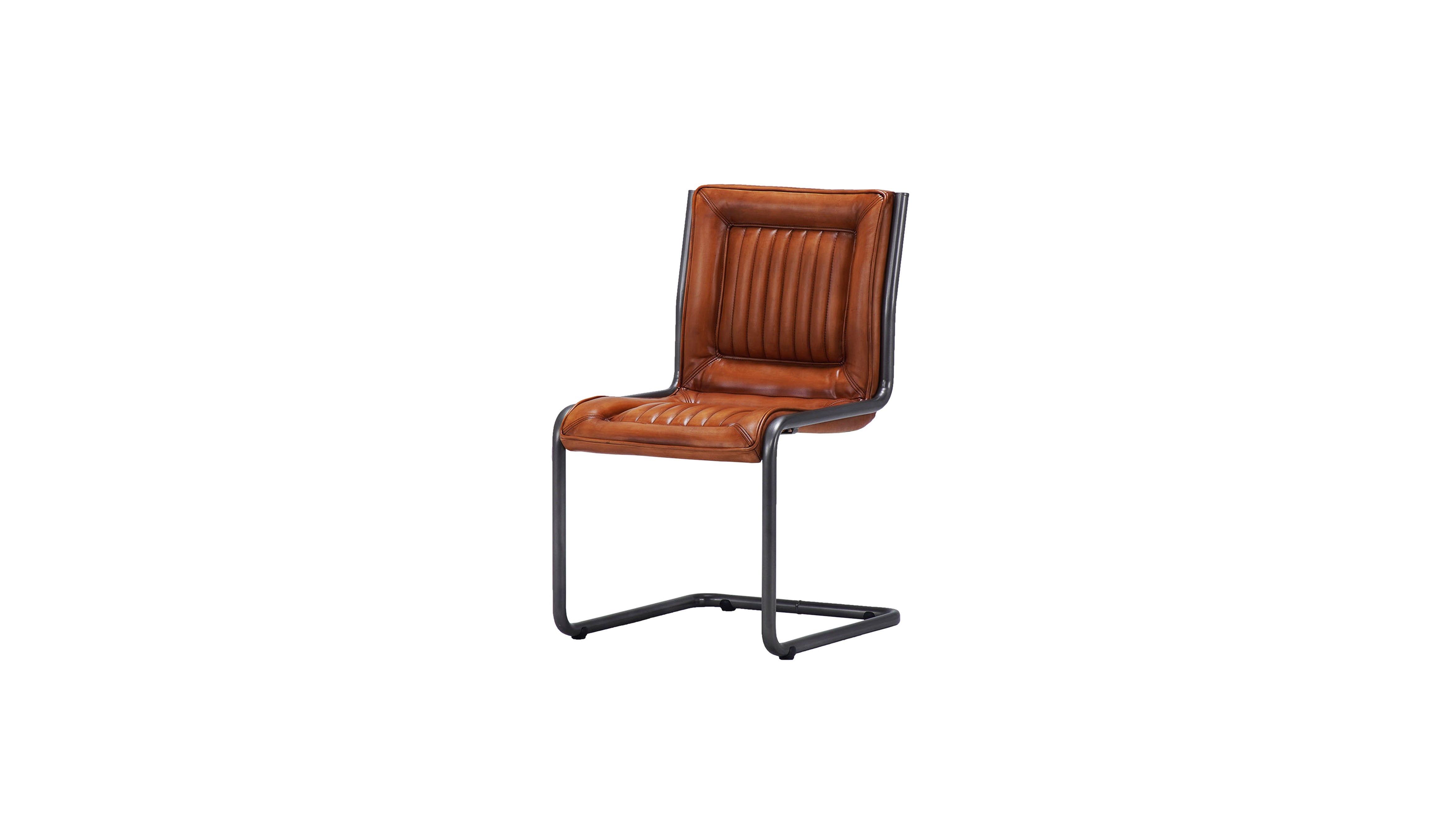 Nomad slim Borderstripe Sr leather chair