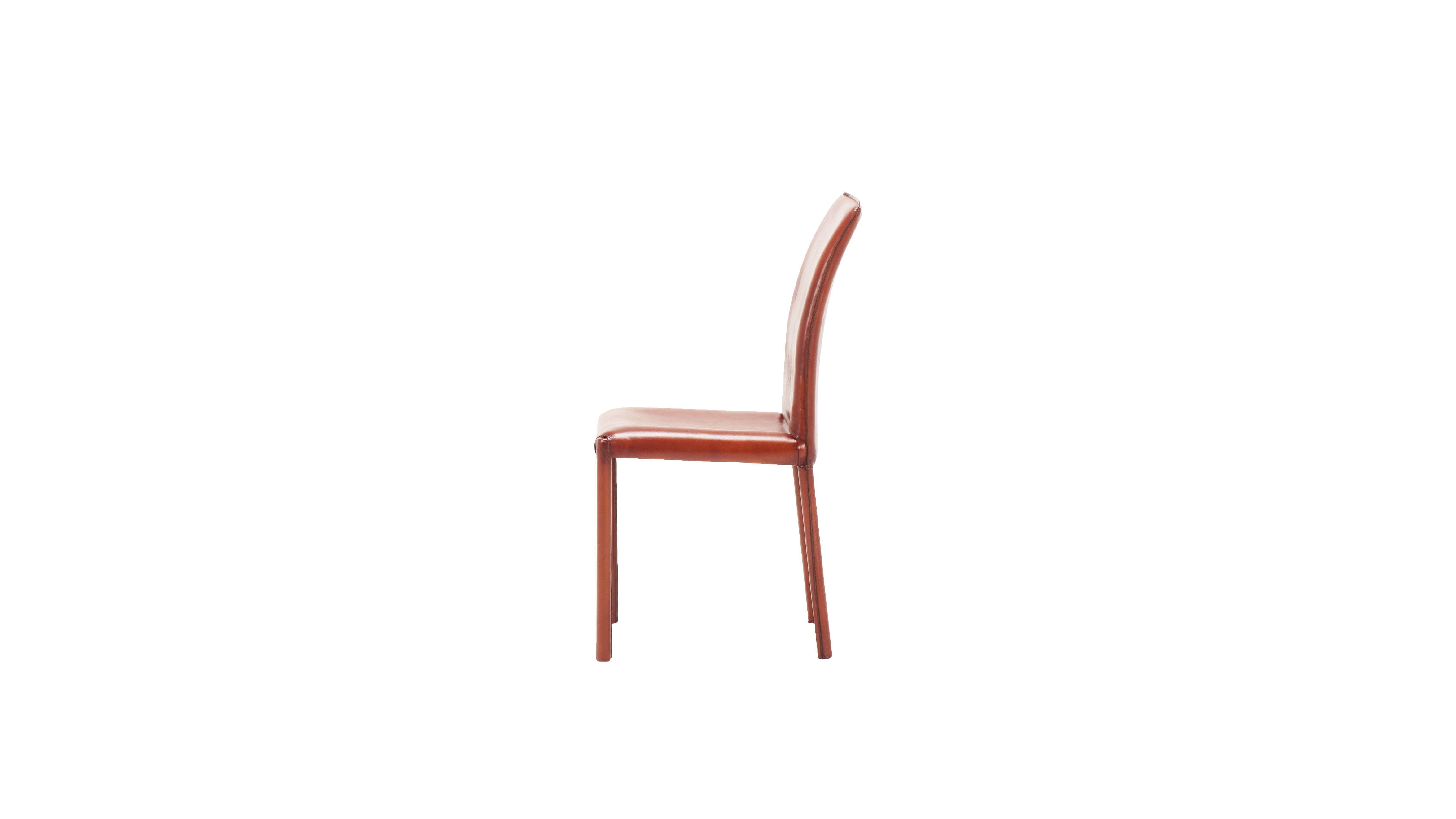 Nomad Kapton leather dining chair