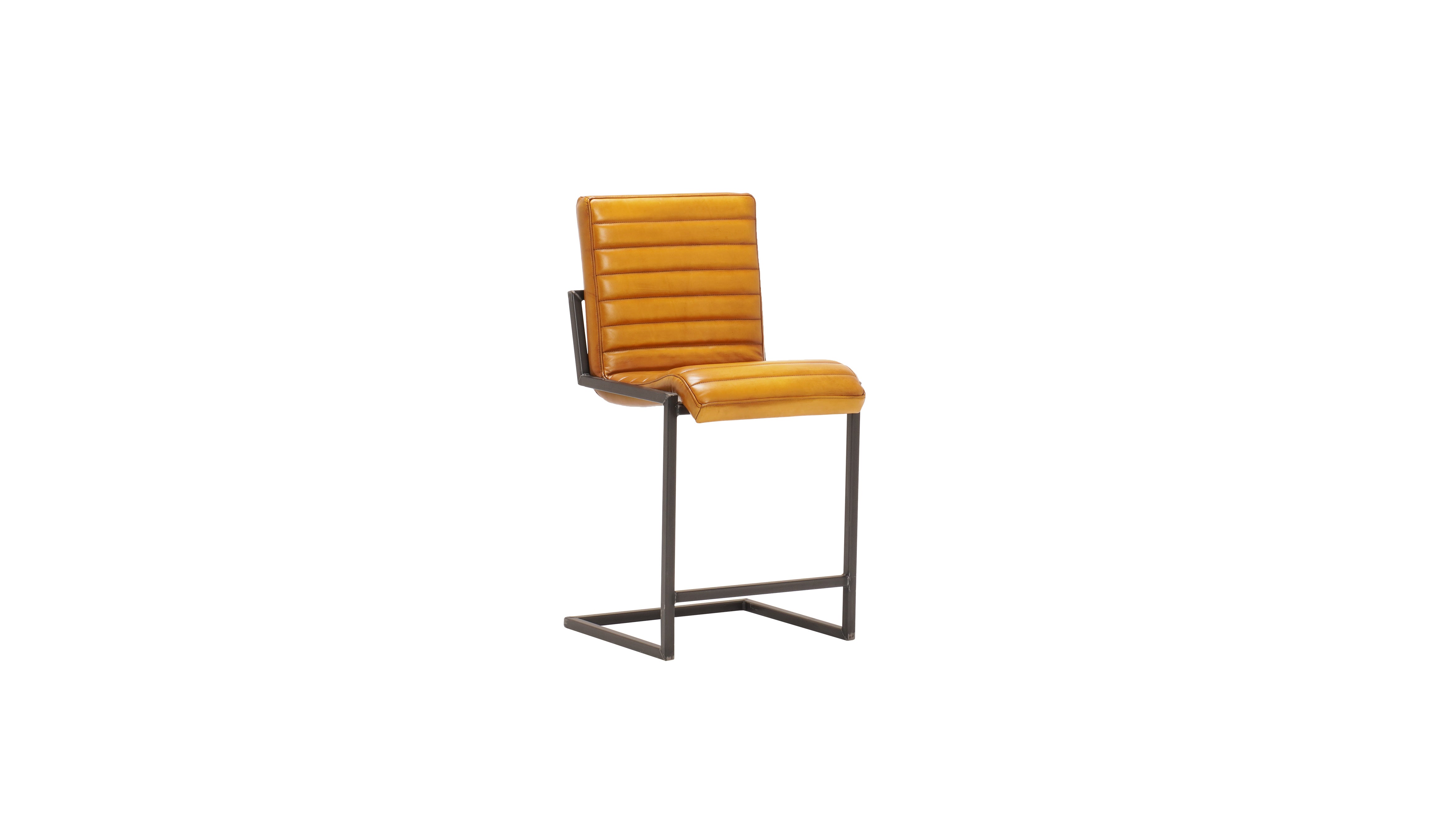 Nomad leather Ribbed barstool I