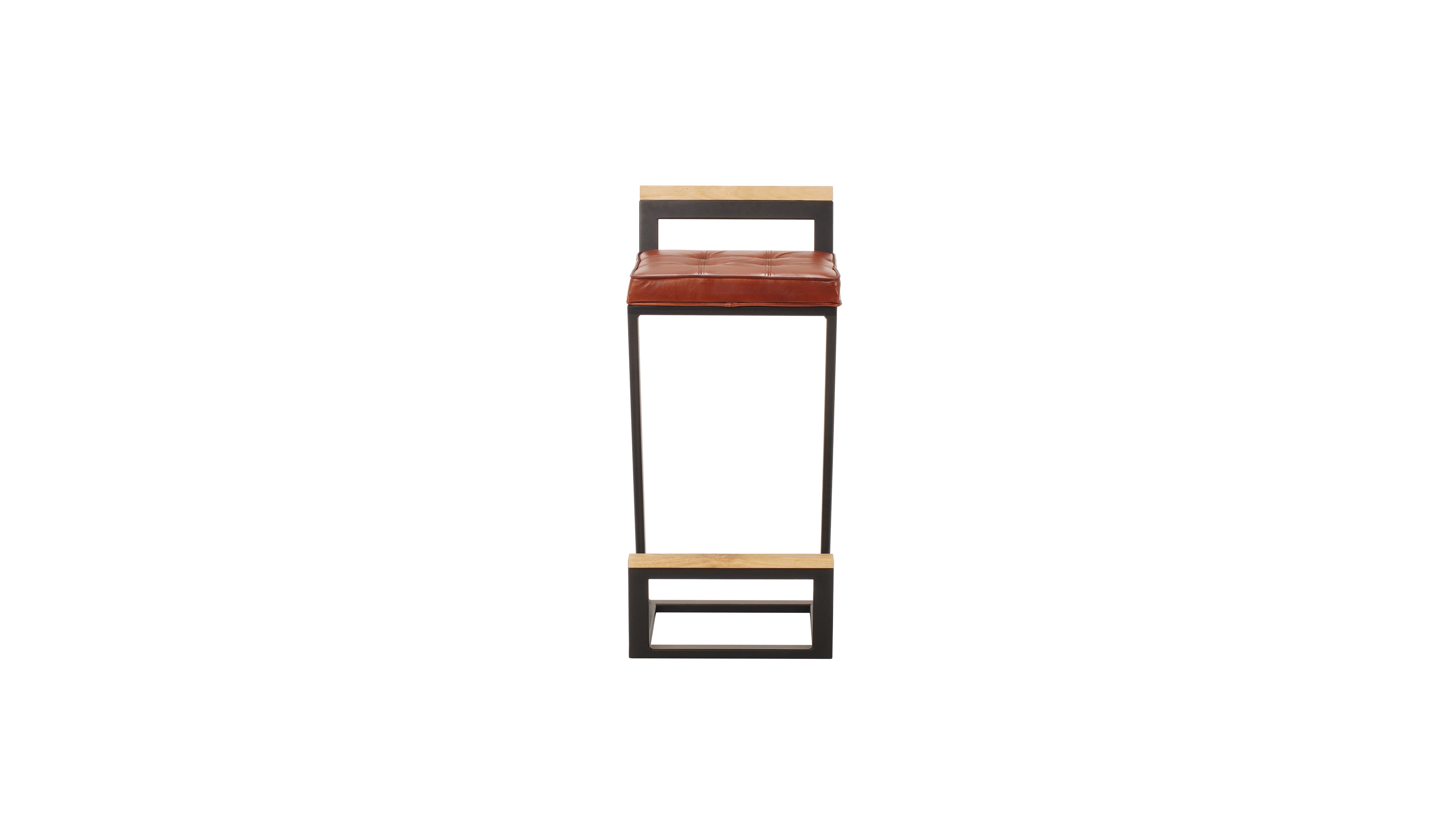Nomad leather Zack barstool