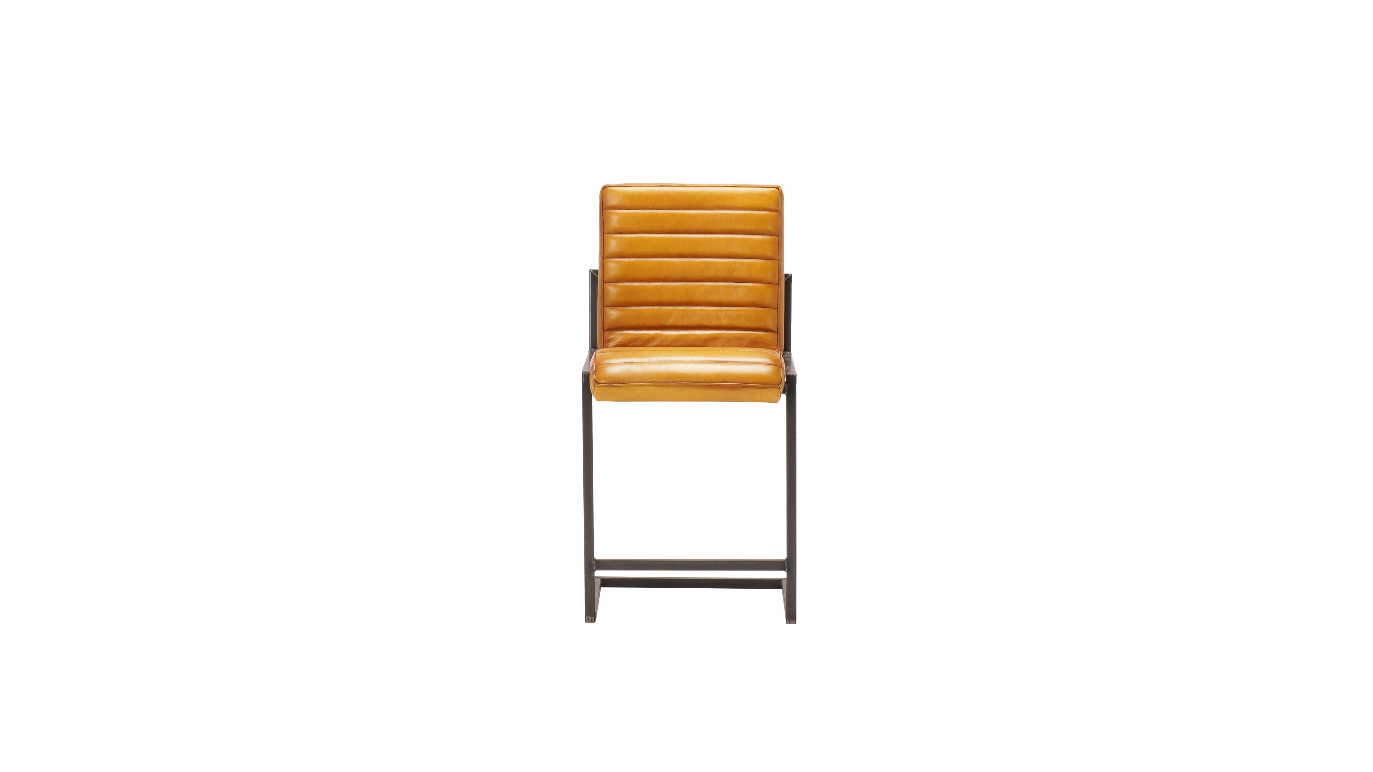 Nomad leather Ribbed barstool I