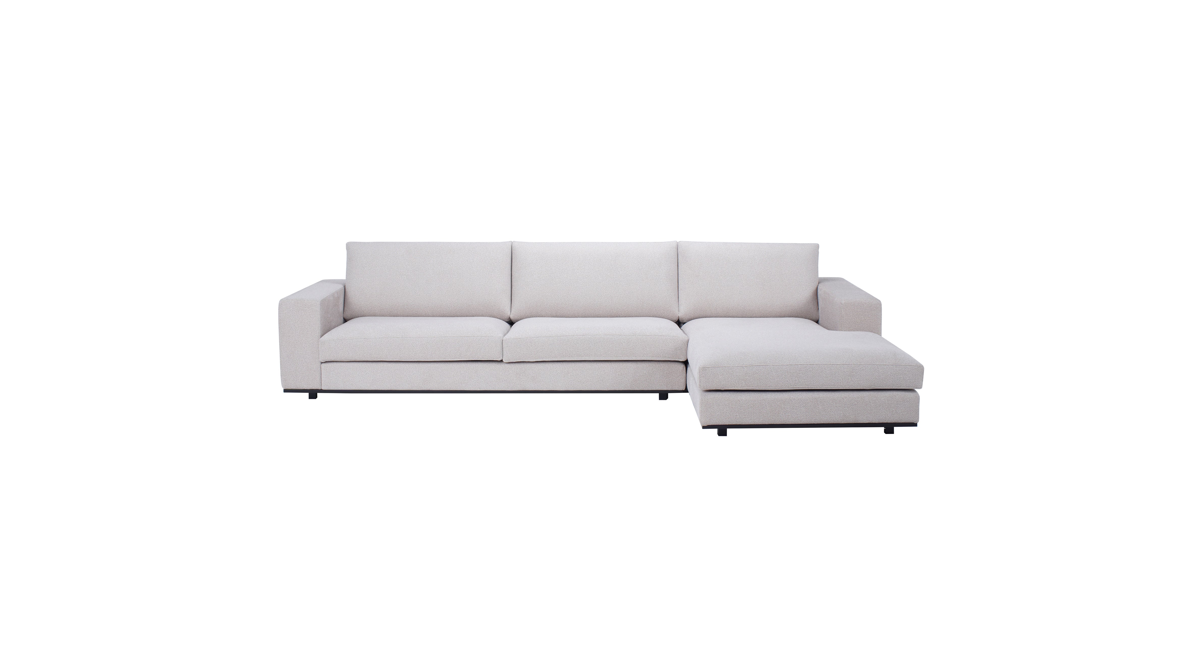 Grandio modular corner sofa and ottoman