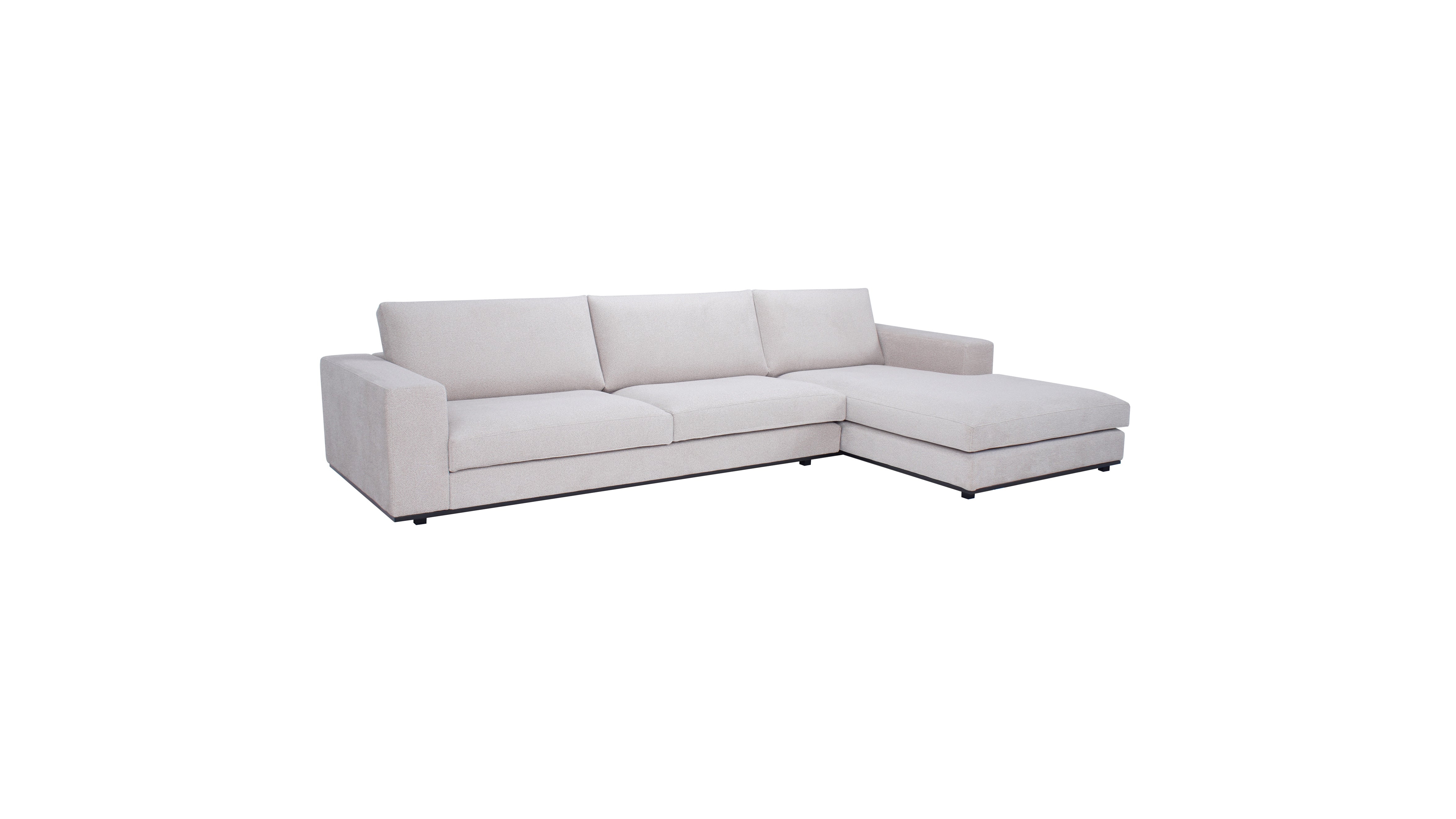 Grandio modular corner sofa and ottoman