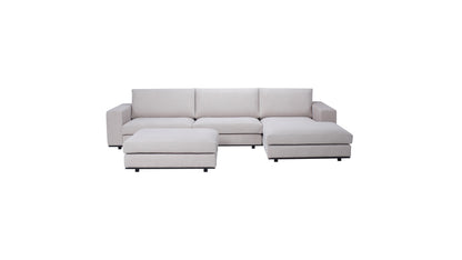 Grandio modular corner sofa and ottoman