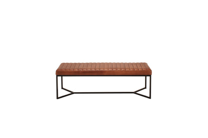 Bancă din piele Nomad Ribbed Space X