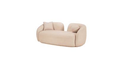 Bourbon bouclé mirror 2 seater sofa