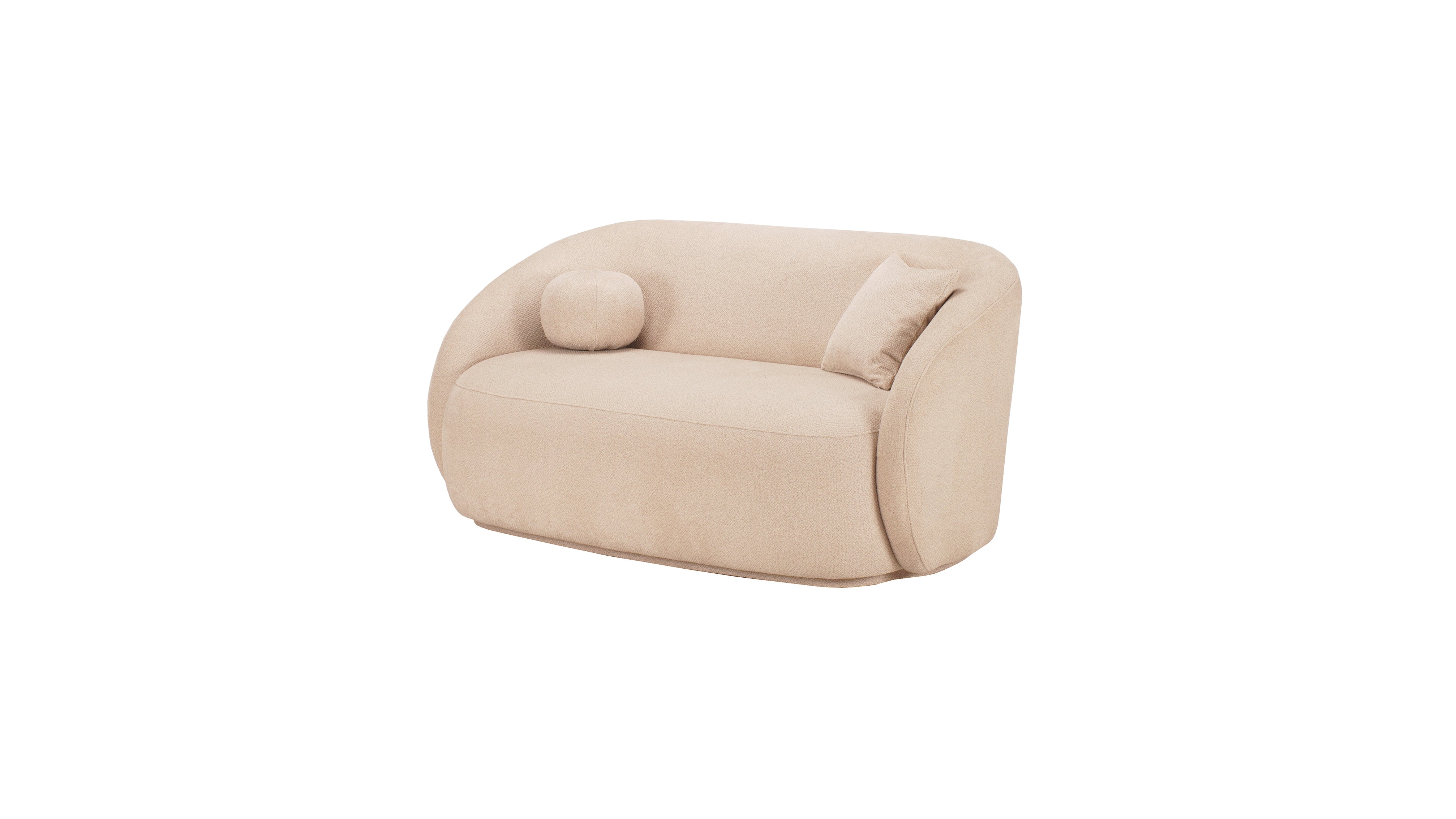 Bourbon bouclé 2 seater sofa