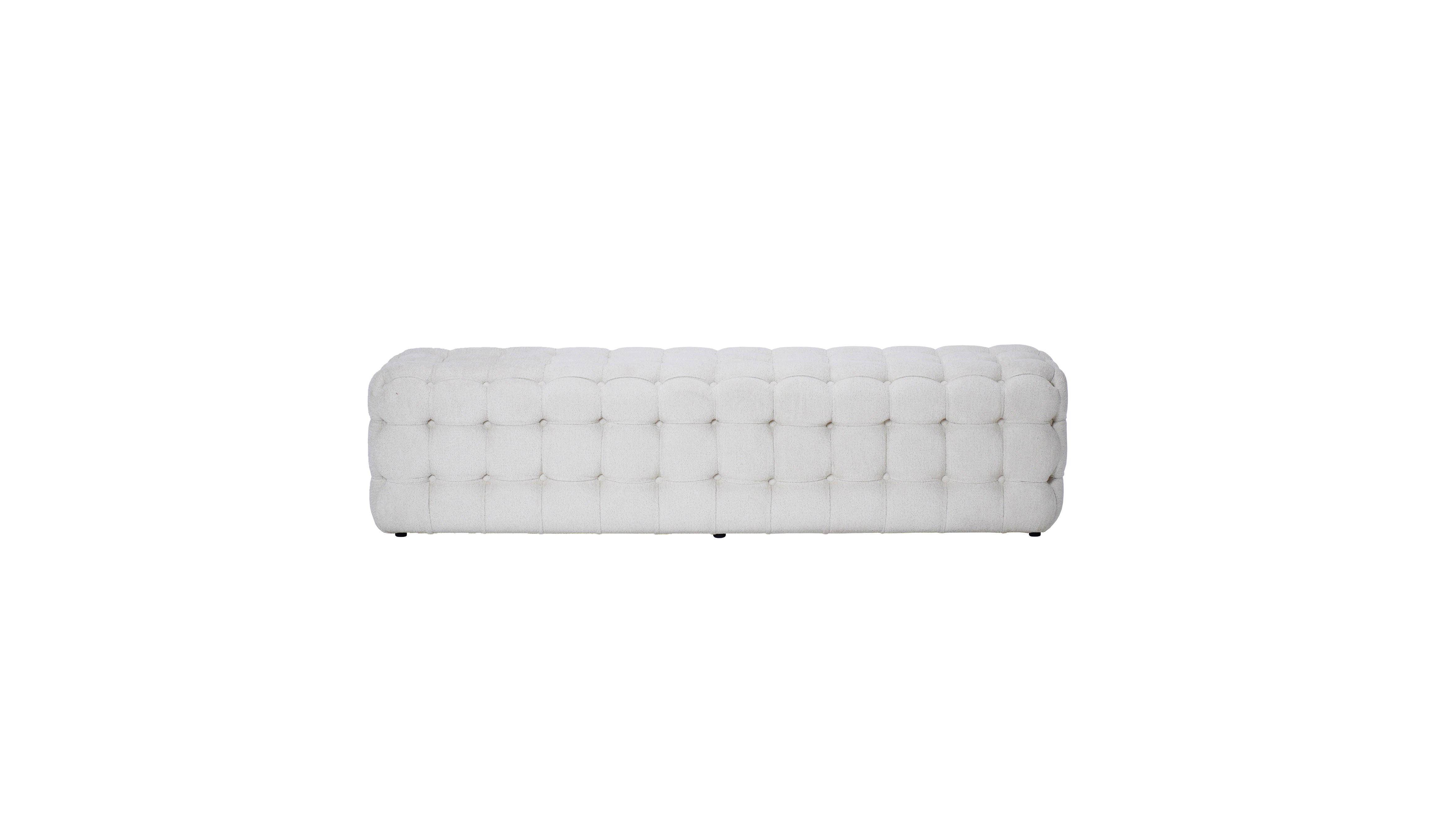 Quartz ottoman