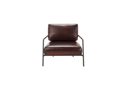 Mokuno leather armchair