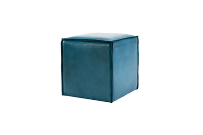 Taburet Qubic din piele