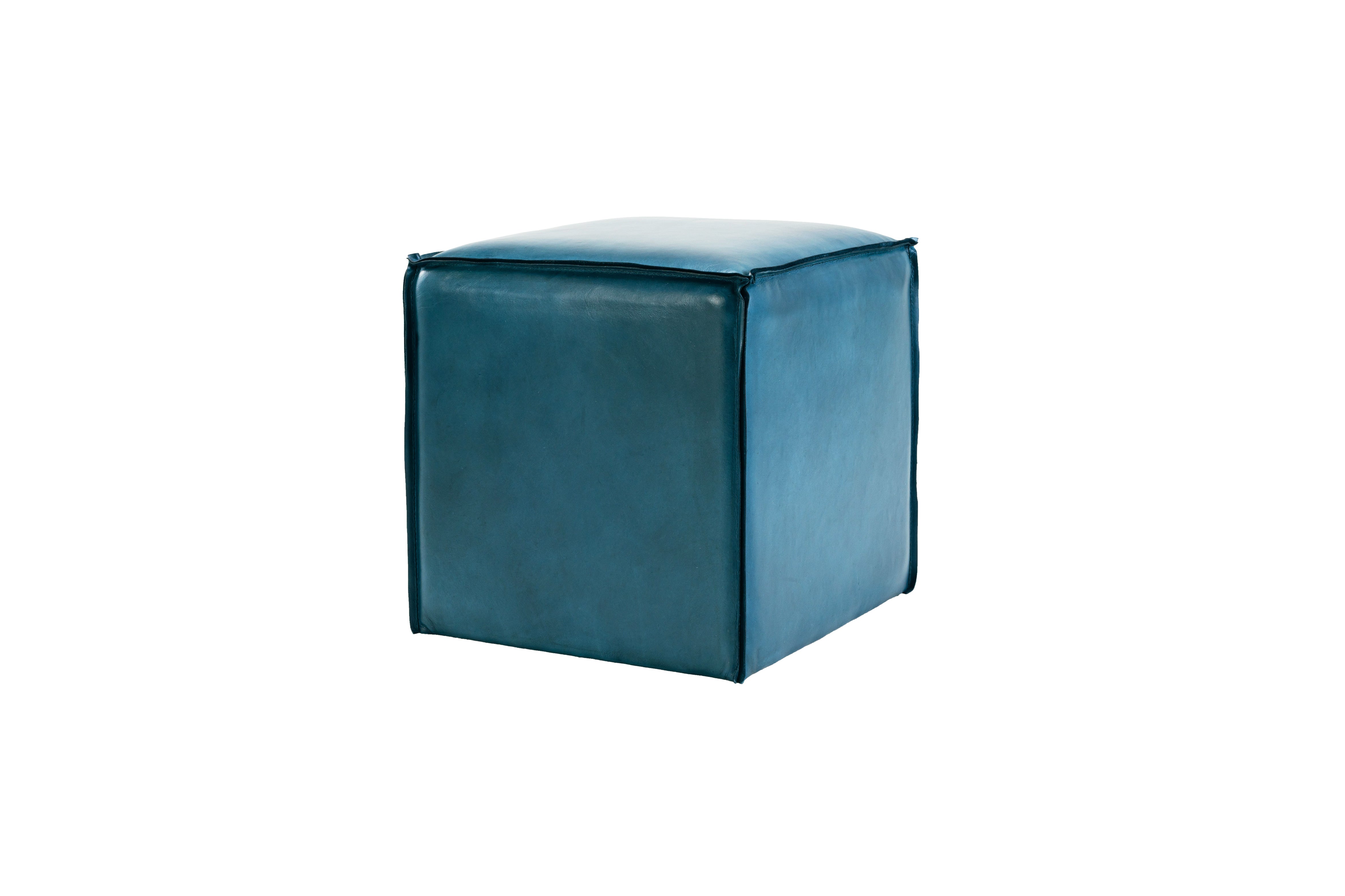 Taburet Qubic din piele