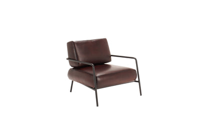Mokuno leather armchair