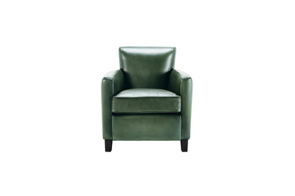 Orbit leather armchair