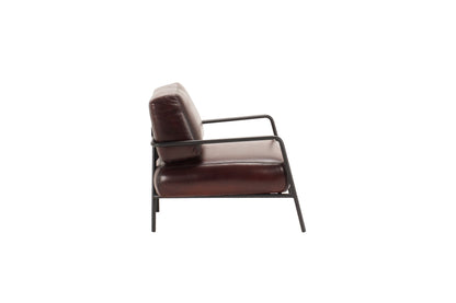 Mokuno leather armchair